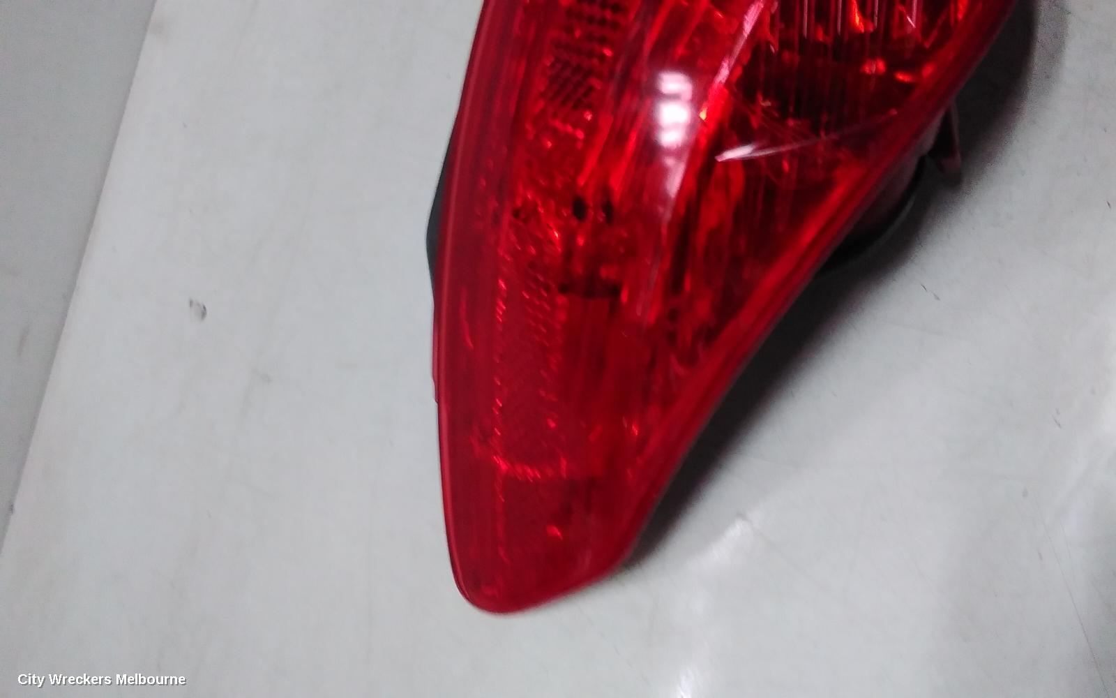 PEUGEOT 308 LEFT TAILLIGHT, T7, HATCH, 06/2007 - 12/2013