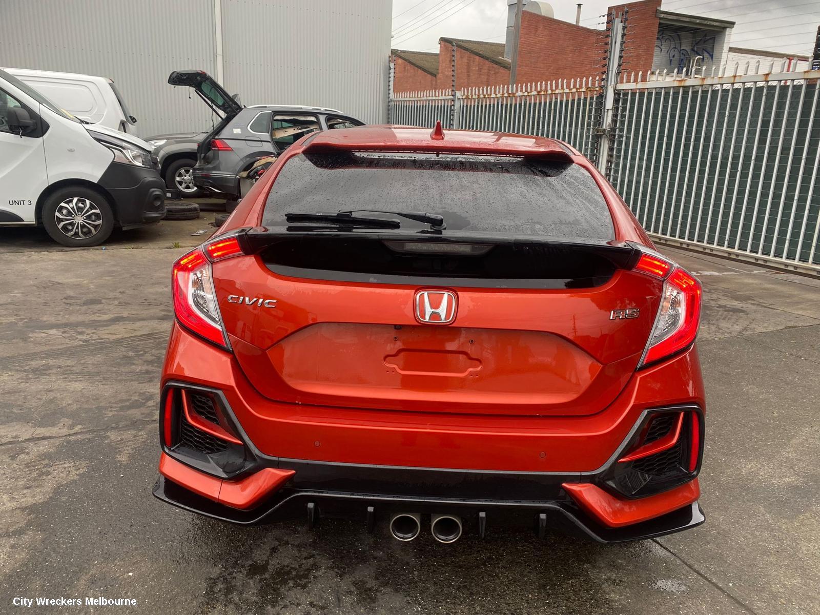 HONDA CIVIC REAR GARNISH, TAILGATE LAMP (RH SIDE), 10TH GEN, HATCH, 02/2017 - 08/2021