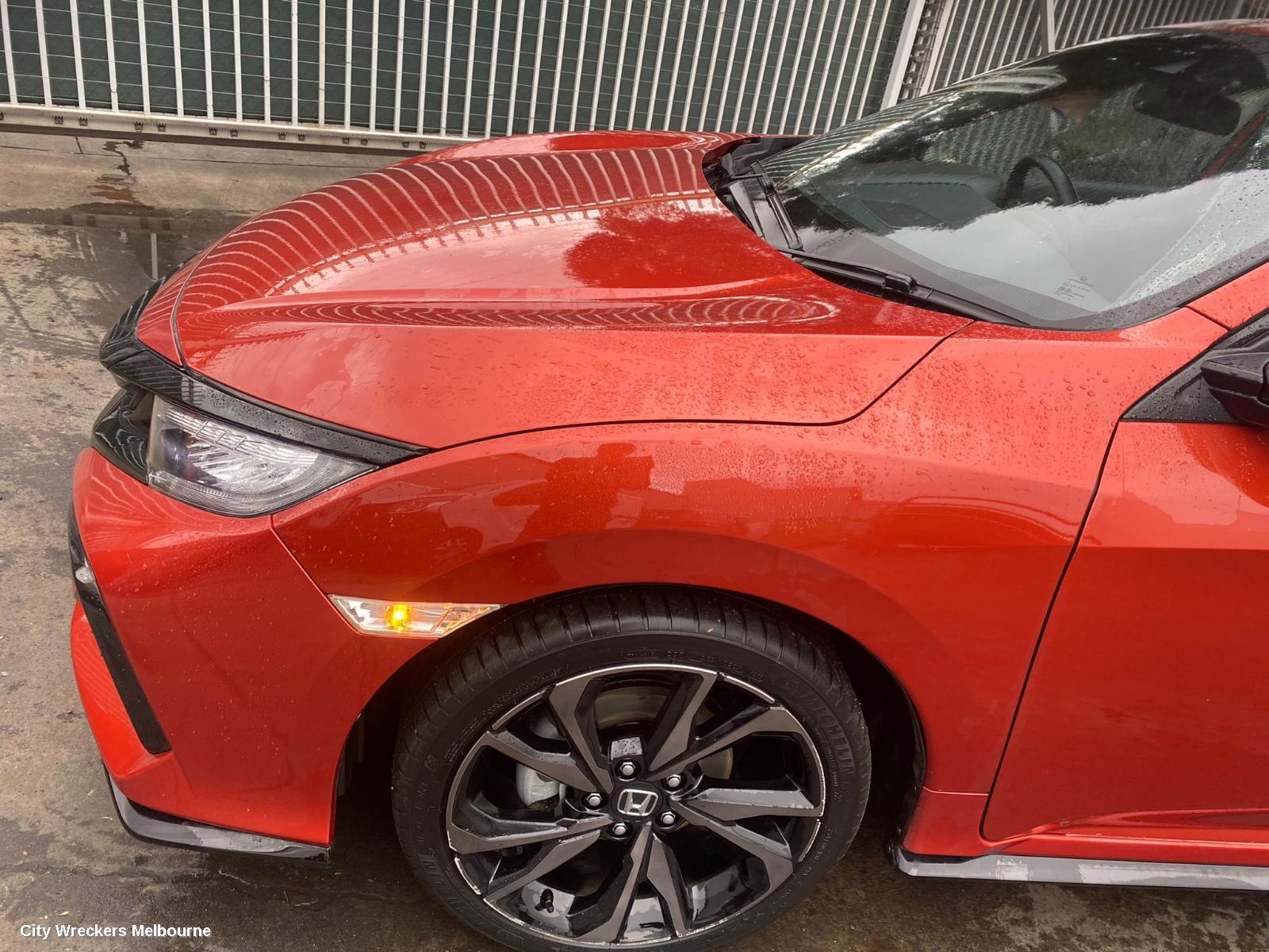 HONDA CIVIC LEFT FRONT DOOR, 10TH GEN, SEDAN/HATCH, VTI/VTI-S/VTI-L/RS/VTI-LX, 05/2016 - 08/2021