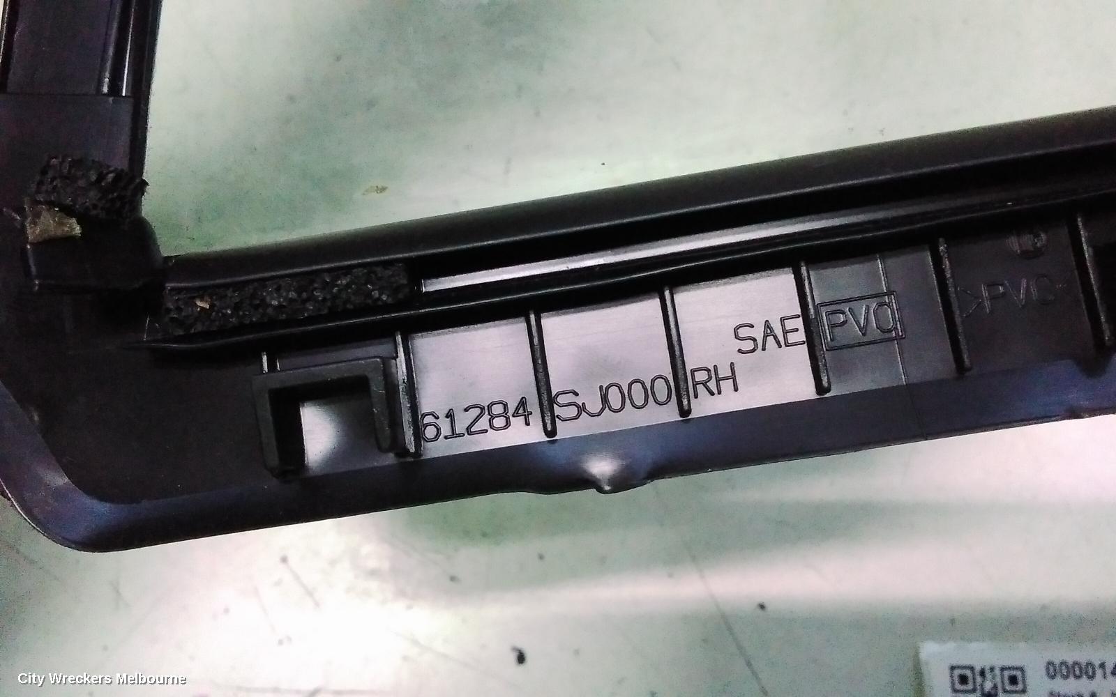 SUBARU FORESTER RIGHT FRONT 1/4 DOOR GLASS, SK, 08/2018 - 11/2024
