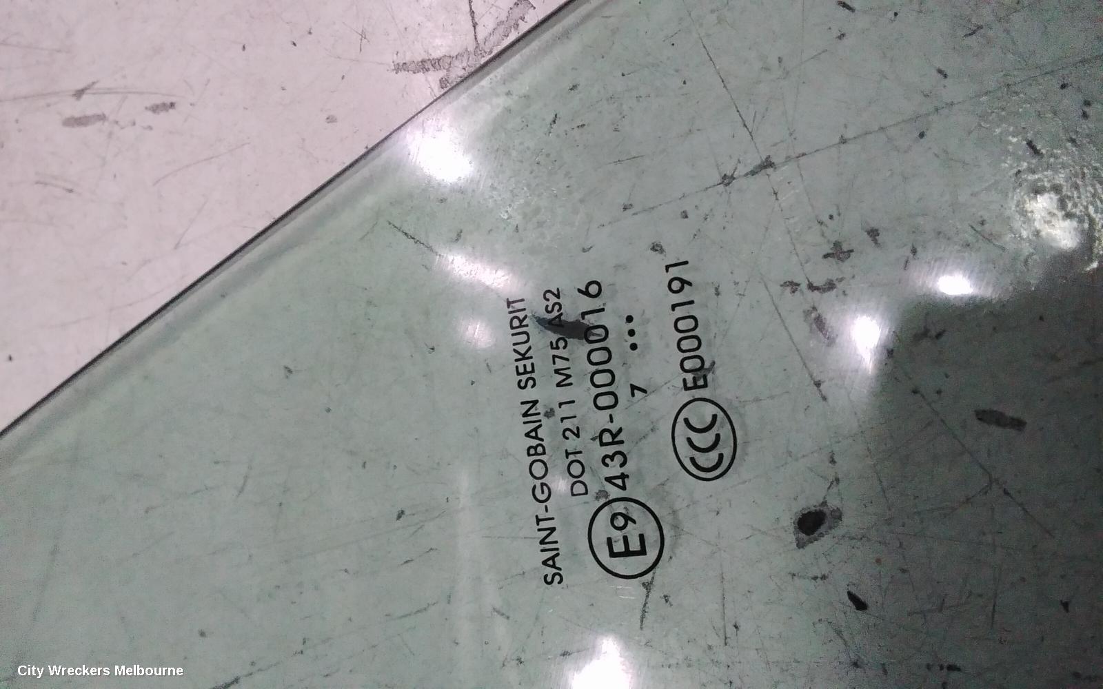 CITROEN BERLINGO RIGHT FRONT DOOR WINDOW, B9C, 03/2009 - 12/2018
