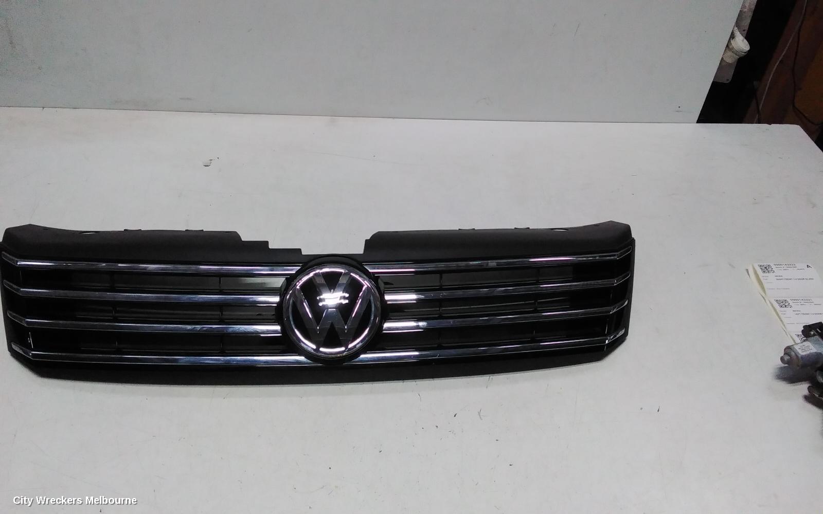 VOLKSWAGEN PASSAT GRILLE, RADIATOR GRILLE, 3C/MK6 B7, SEDAN/WAGON, 09/2010 - 05/2015