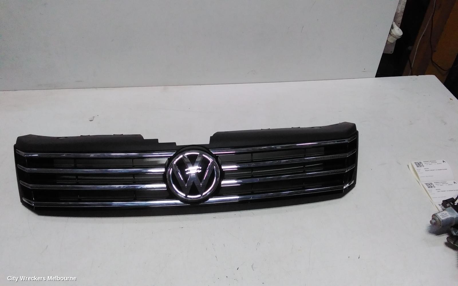 VOLKSWAGEN PASSAT GRILLE, RADIATOR GRILLE, 3C/MK6 B7, SEDAN/WAGON, 09/2010 - 05/2015