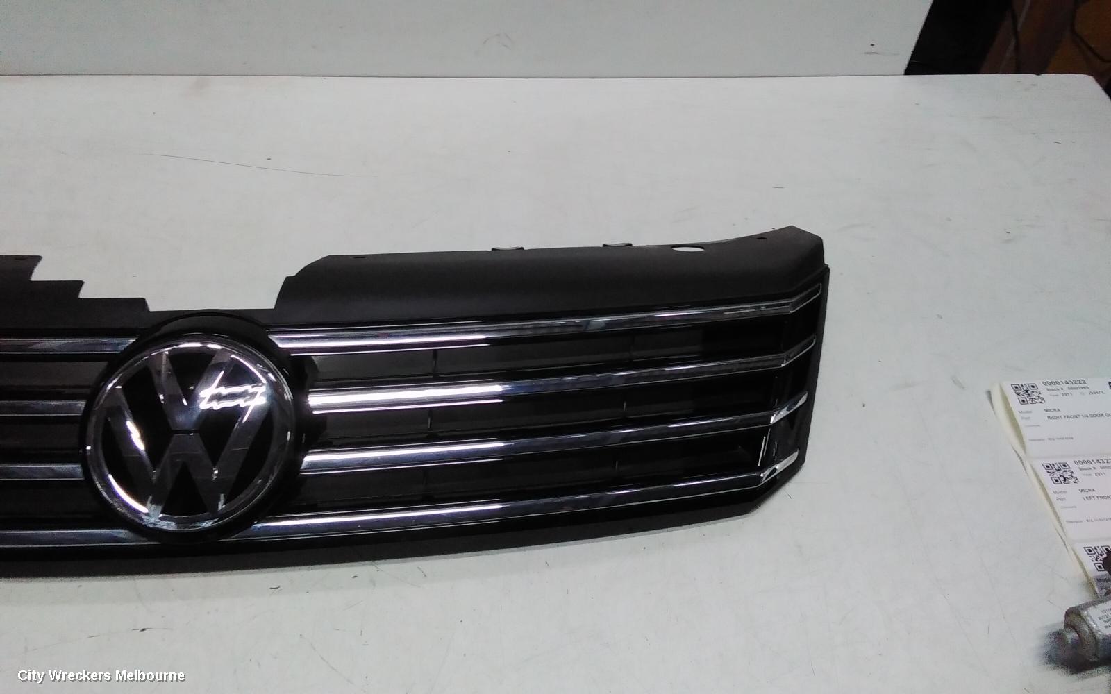 VOLKSWAGEN PASSAT GRILLE, RADIATOR GRILLE, 3C/MK6 B7, SEDAN/WAGON, 09/2010 - 05/2015