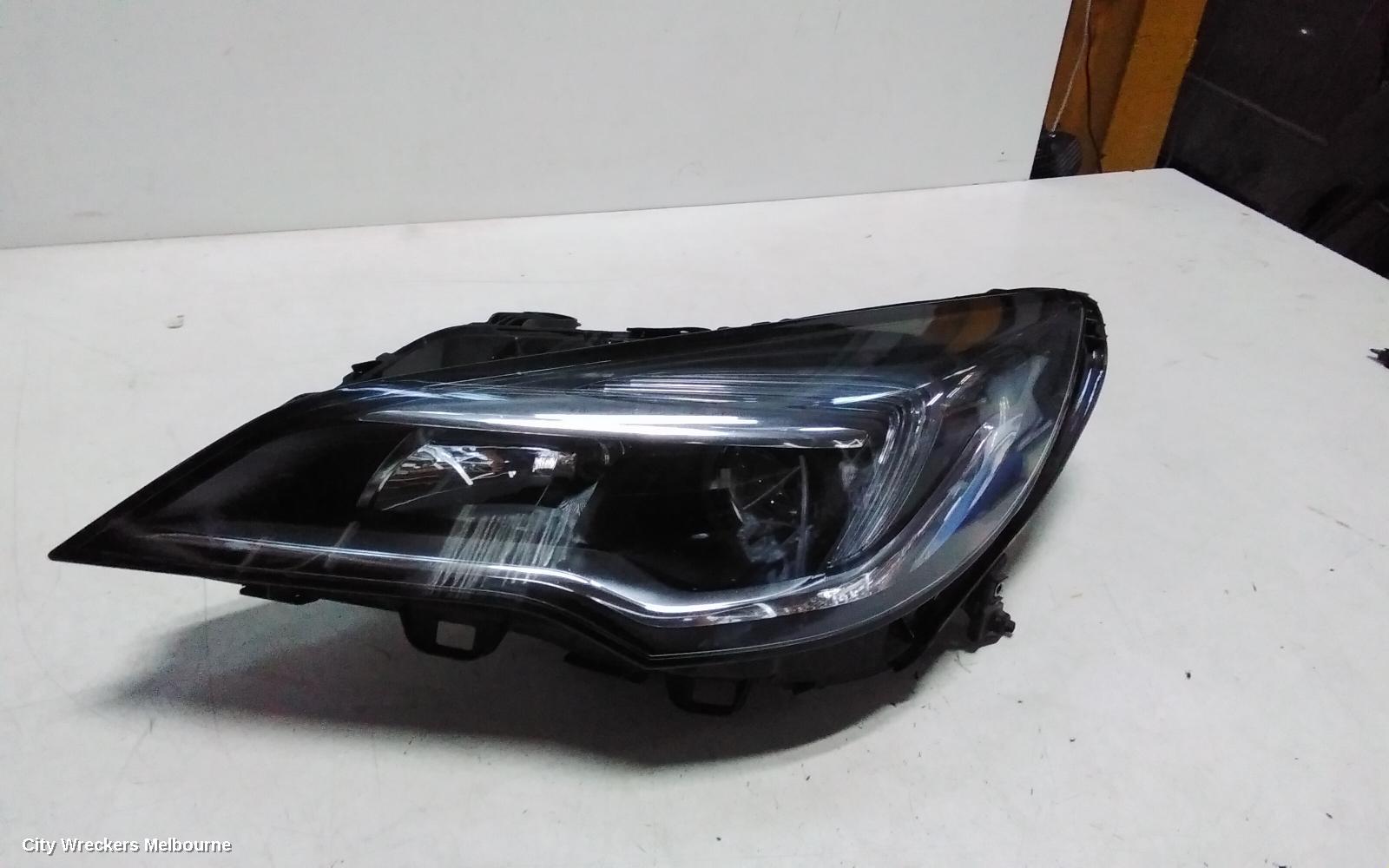 HOLDEN ASTRA LEFT HEADLAMP, BK, 5DR HATCH, LED TYPE, 09/2016 ONWARDS