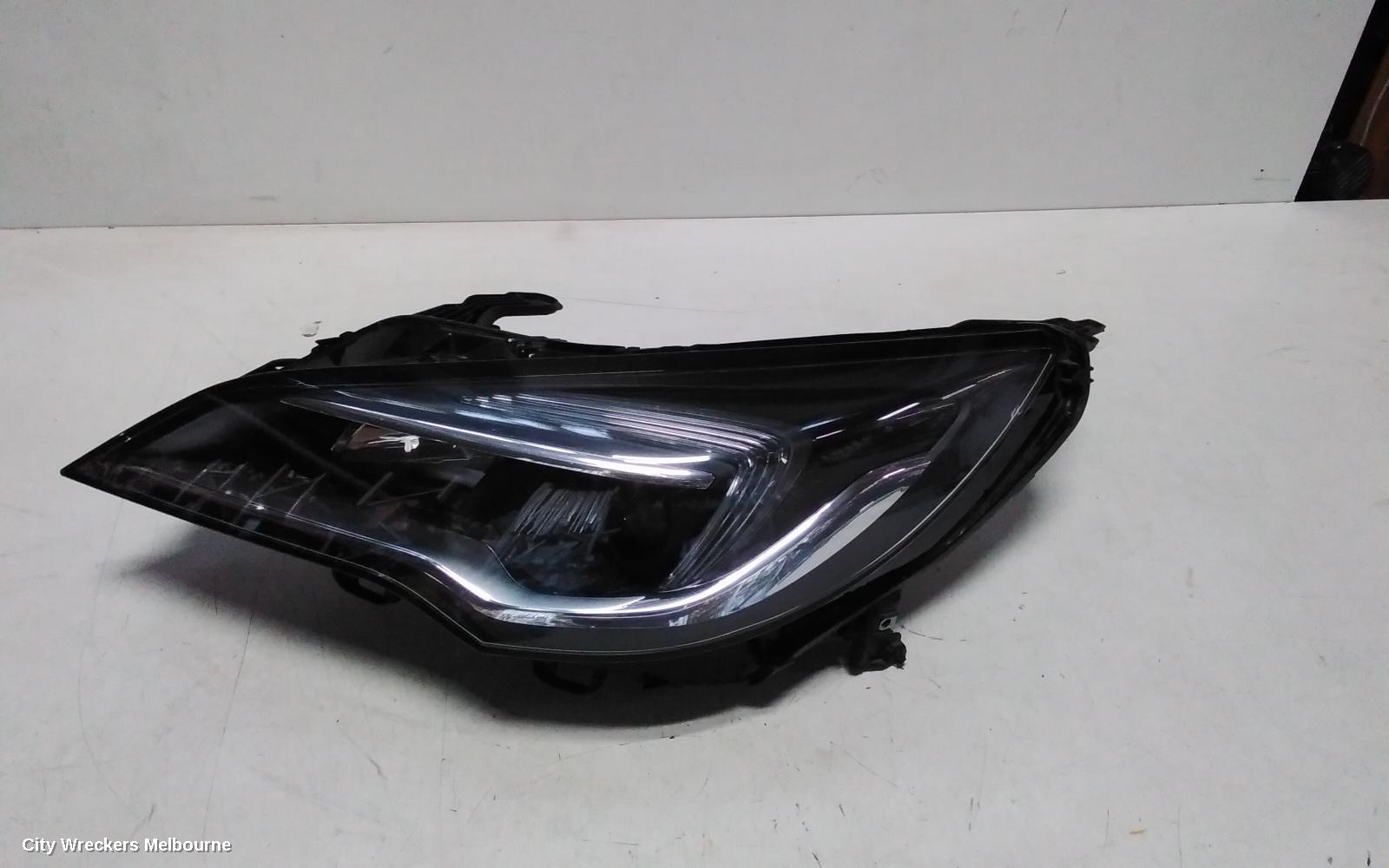 HOLDEN ASTRA LEFT HEADLAMP, BK, 5DR HATCH, LED TYPE, 09/2016 ONWARDS