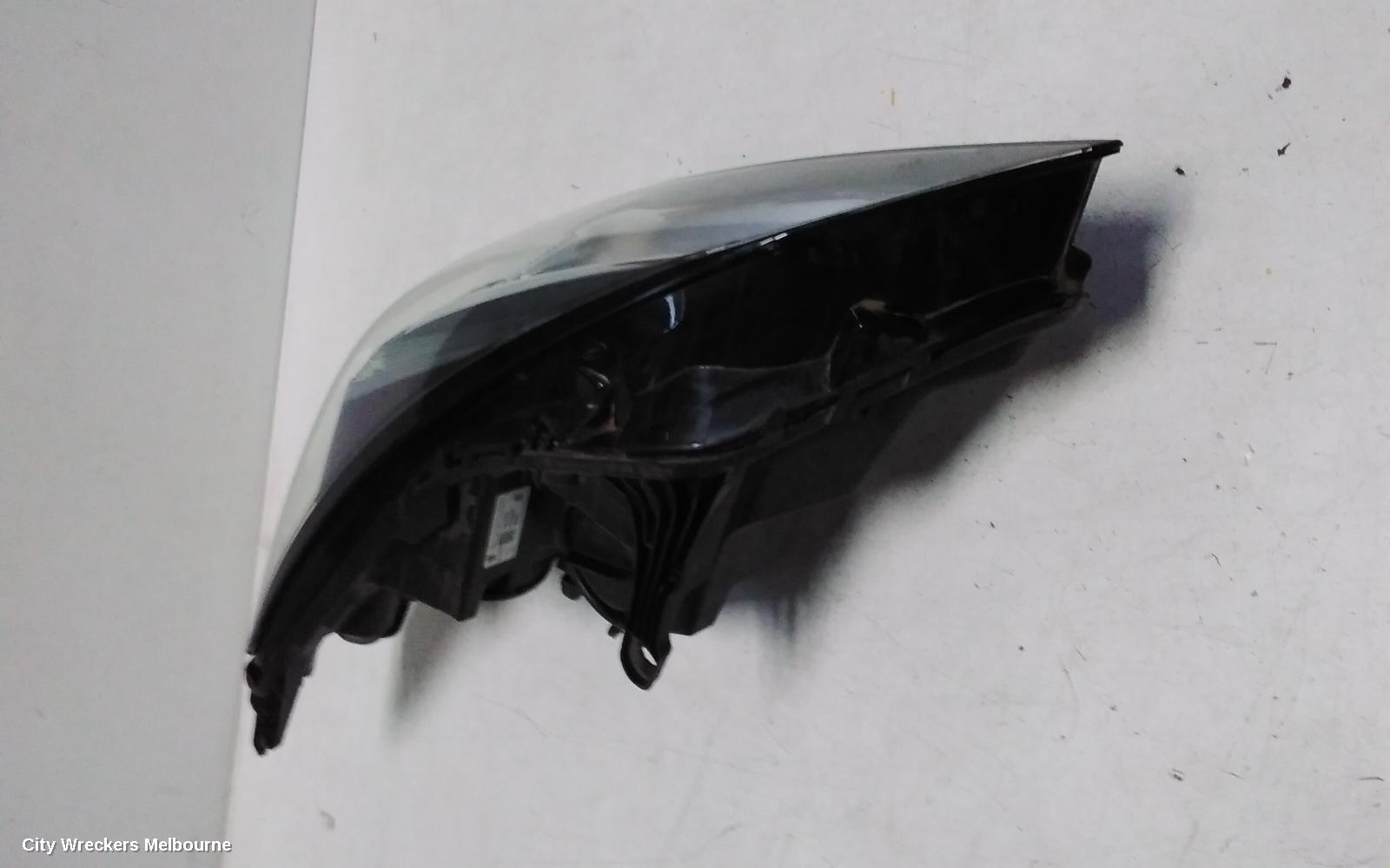 HOLDEN ASTRA LEFT HEADLAMP, BK, 5DR HATCH, LED TYPE, 09/2016 ONWARDS