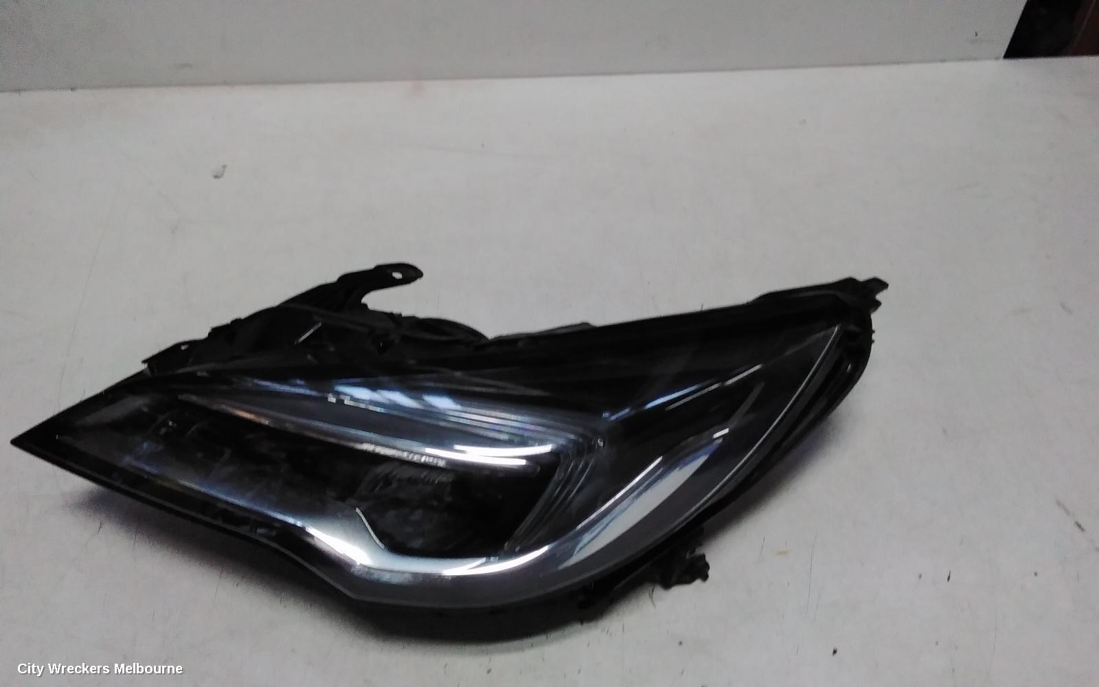 HOLDEN ASTRA LEFT HEADLAMP, BK, 5DR HATCH, LED TYPE, 09/2016 ONWARDS