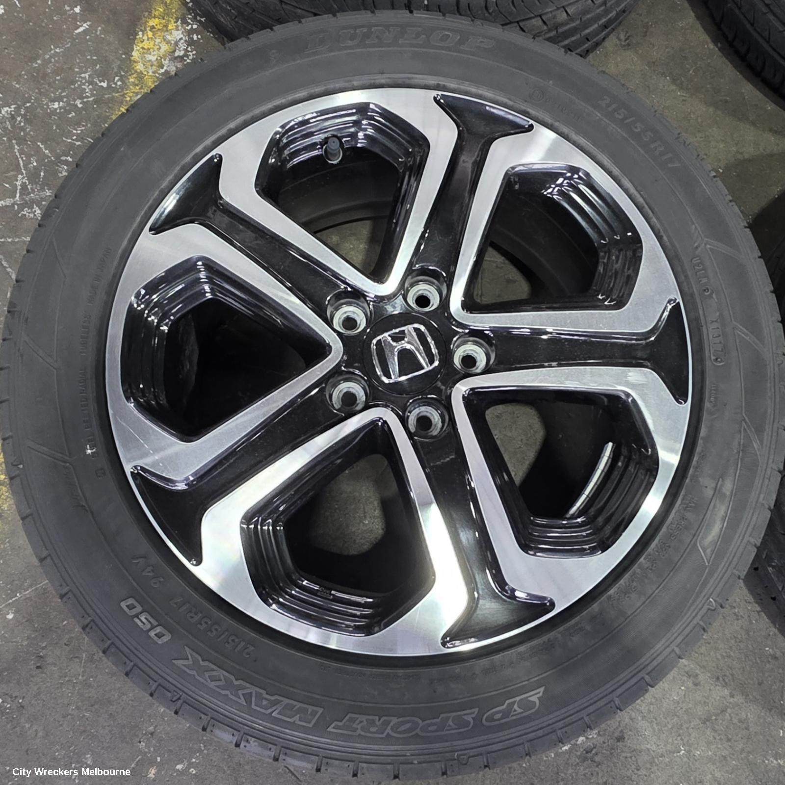 HONDA HRV WHEEL MAG, FACTORY, 17X7IN, VTI-L/VTI-LX, 12/2014 - 10/2021