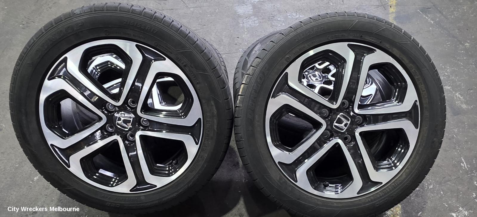 HONDA HRV WHEEL MAG, FACTORY, 17X7IN, VTI-L/VTI-LX, 12/2014 - 10/2021