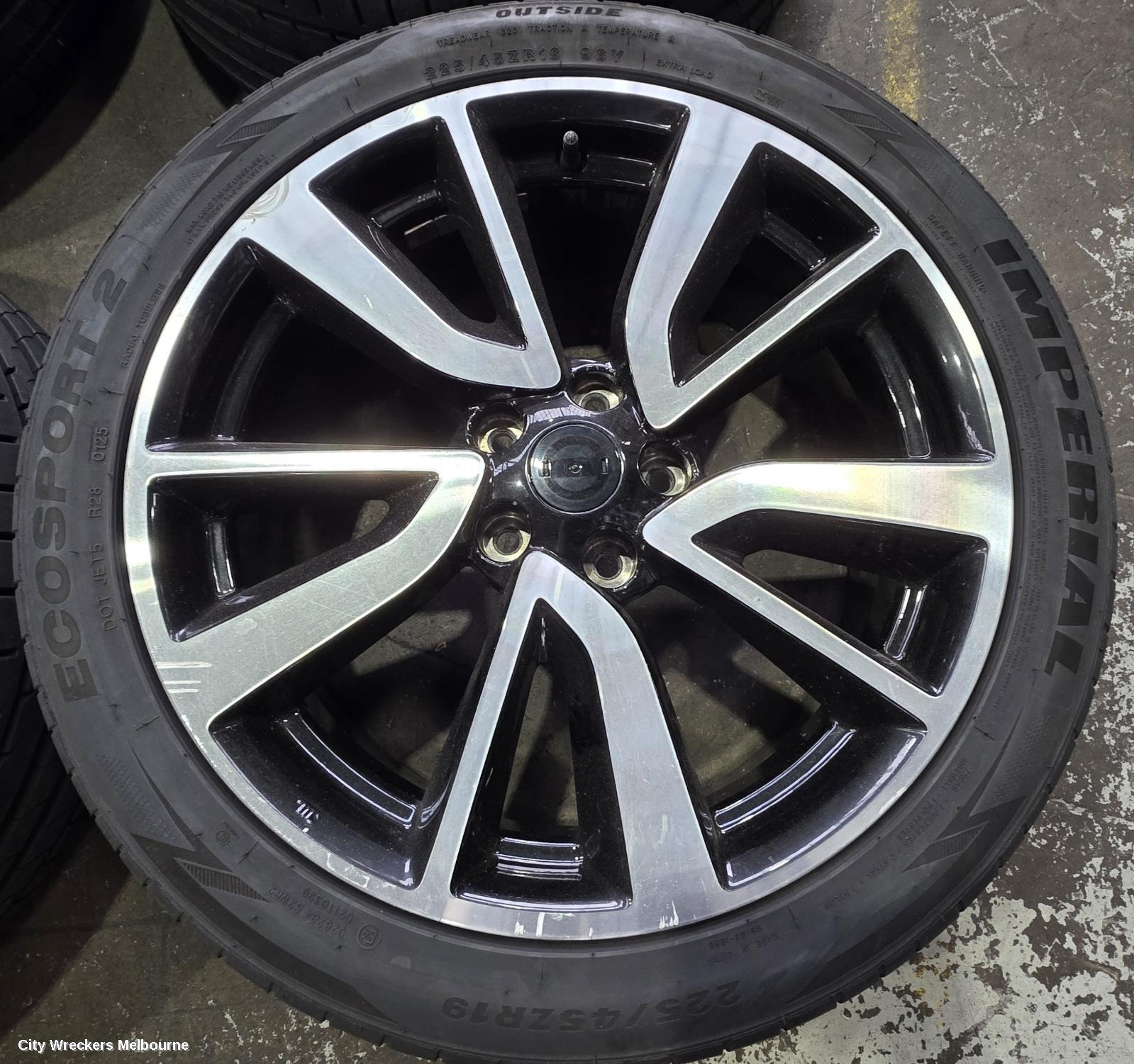 NISSAN XTRAIL WHEEL MAG, FACTORY, 5 V SPOKE, 19X7IN, T32, 02/2017 - 07/2022