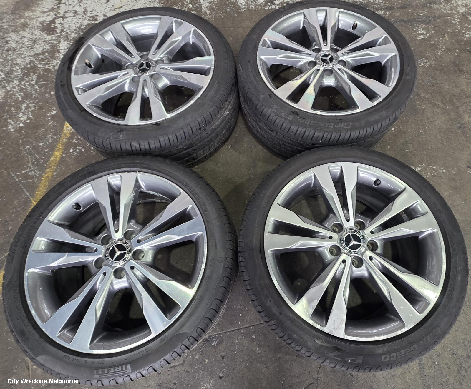 MERCEDES C CLASS WHEEL MAG, FACTORY, 18X7.5IN, 22R STAMPED ON WHEEL, FRONT, W205/S205, 06/2014 - 09/2021