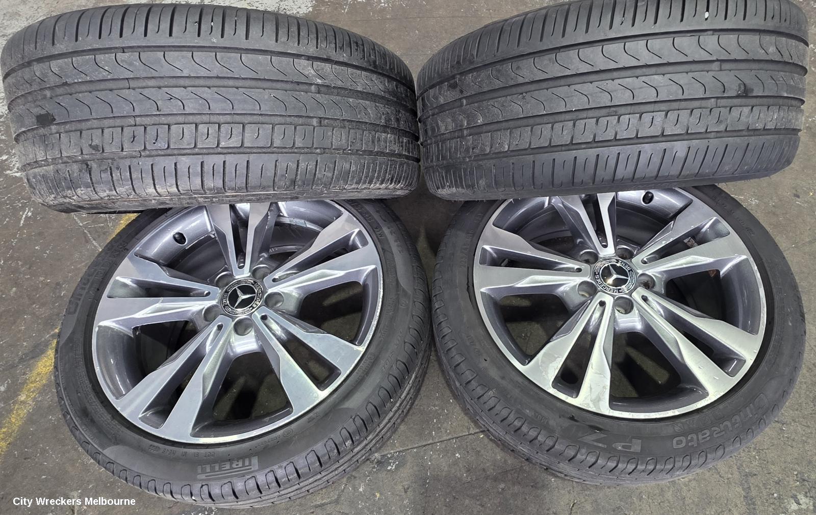 MERCEDES C CLASS WHEEL MAG, FACTORY, 18X7.5IN, 22R STAMPED ON WHEEL, FRONT, W205/S205, 06/2014 - 09/2021
