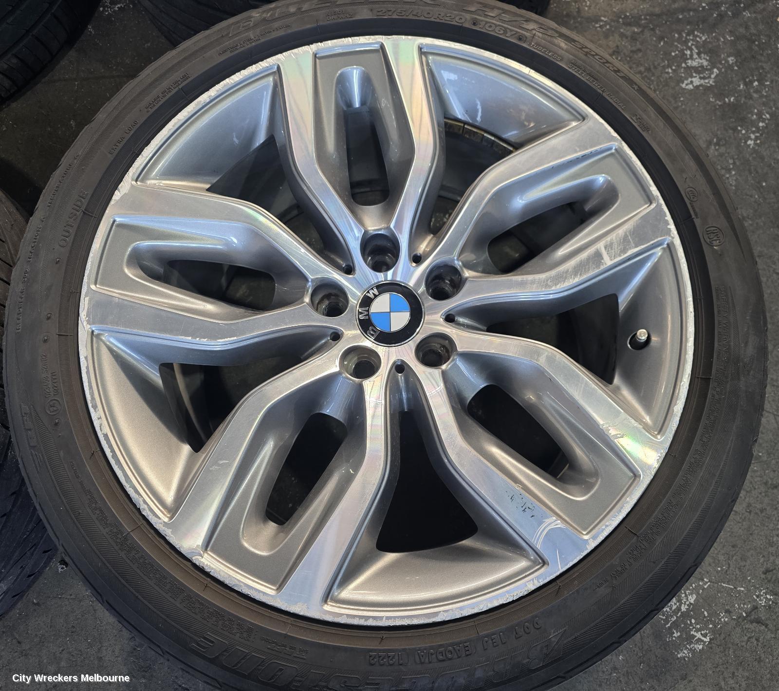 BMW X5 WHEEL MAG, FACTORY, 20X10IN (TYP469), FRONT, 5 TWIN SPOKE, F15, 09/2013 - 07/2018