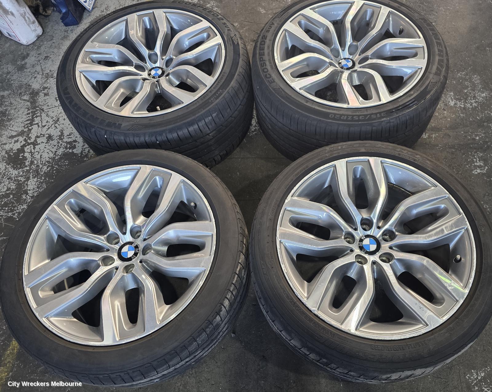 BMW X5 WHEEL MAG, FACTORY, 20X10IN (TYP469), FRONT, 5 TWIN SPOKE, F15, 09/2013 - 07/2018