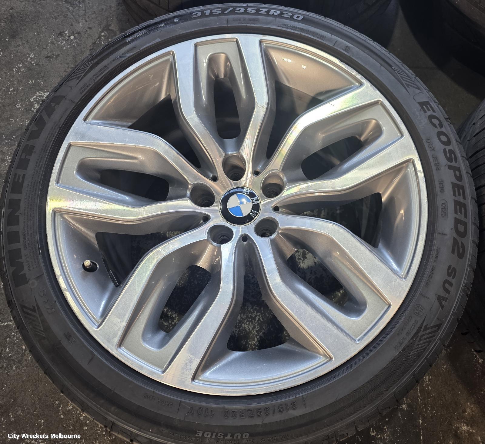 BMW X5 WHEEL MAG, FACTORY, 20X10IN (TYP469), FRONT, 5 TWIN SPOKE, F15, 09/2013 - 07/2018