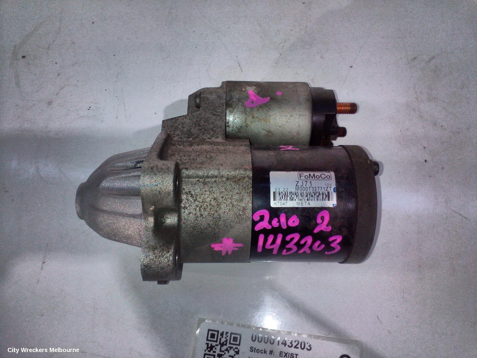 MAZDA 2 STARTER, 1.5, ZY, DE SERIES, 09/2007 - 09/2014