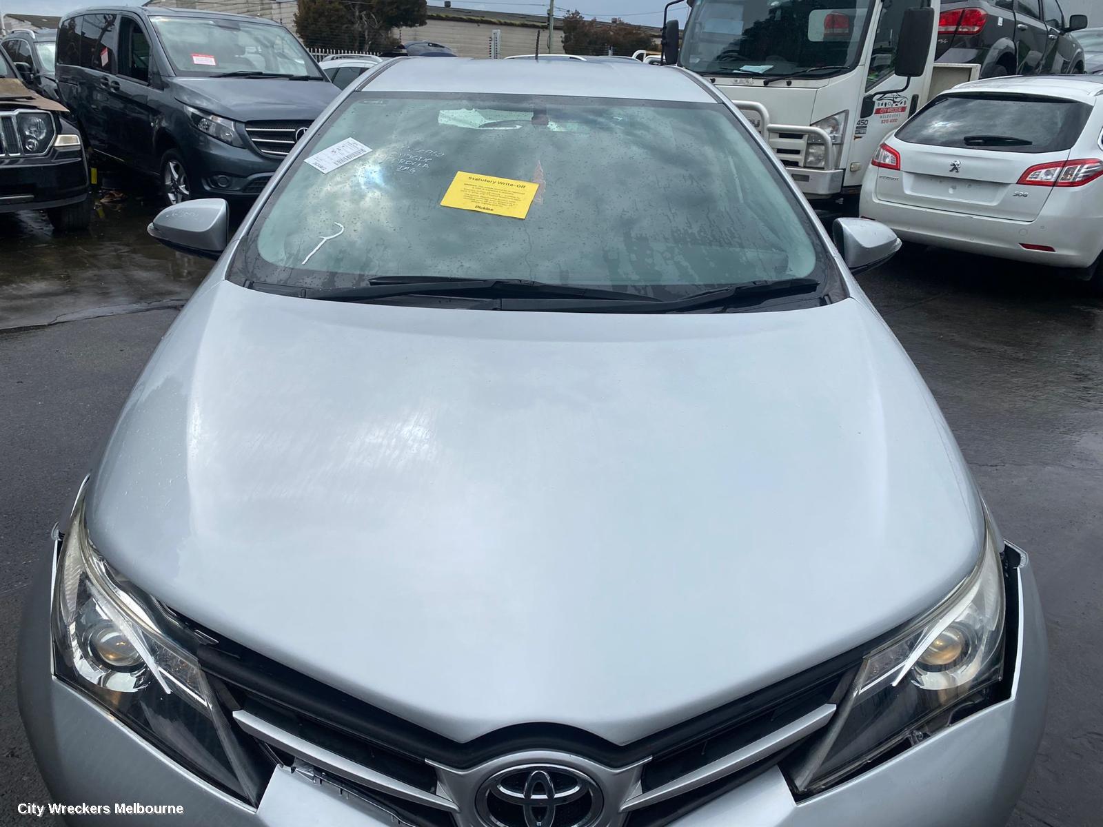 TOYOTA COROLLA LEFT TAILLIGHT, ZRE182R, HATCH, 10/2012 - 03/2015