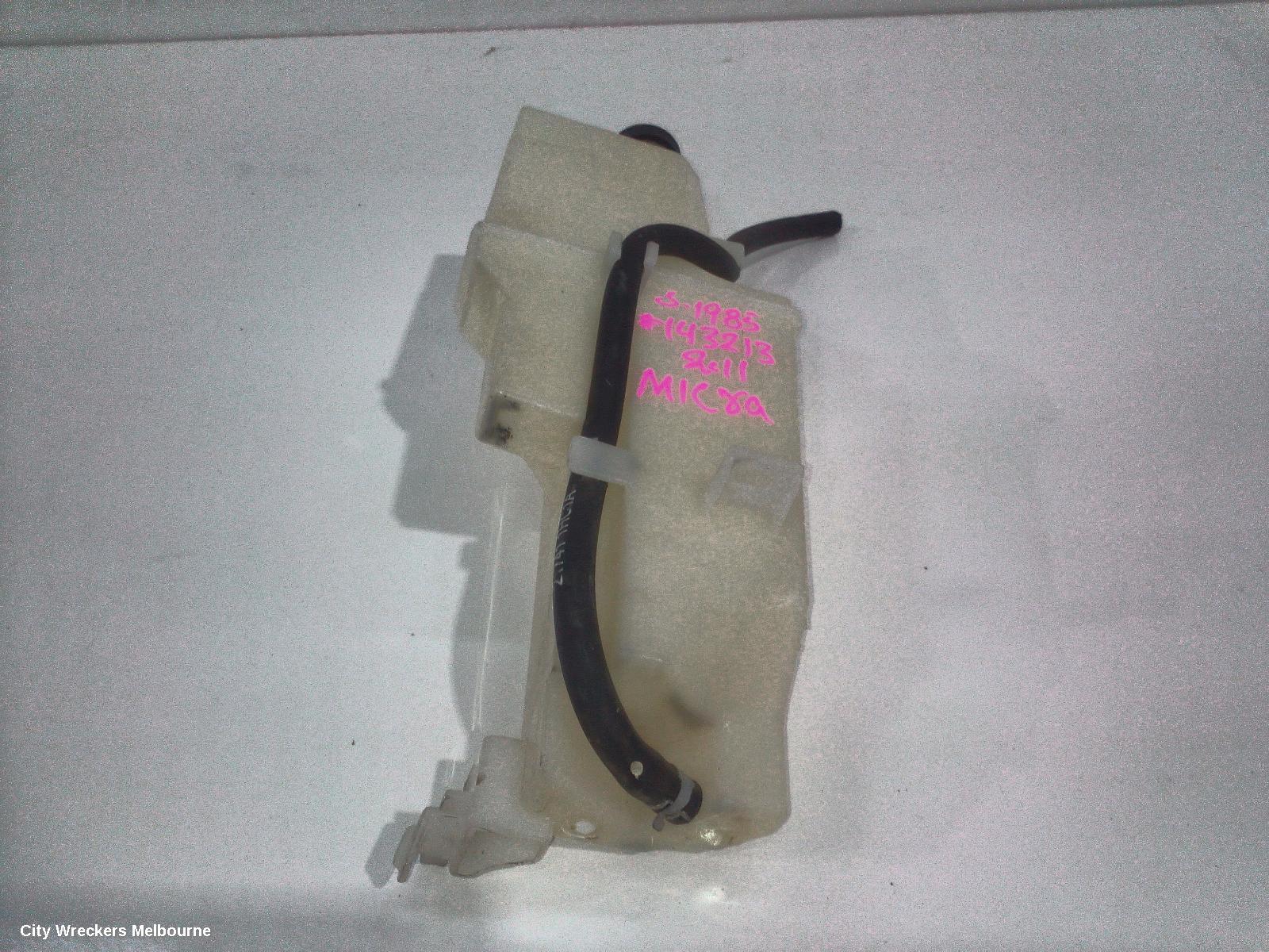 NISSAN MICRA OVERFLOW BOTTLE, K13, 11/2010 - 12/2016