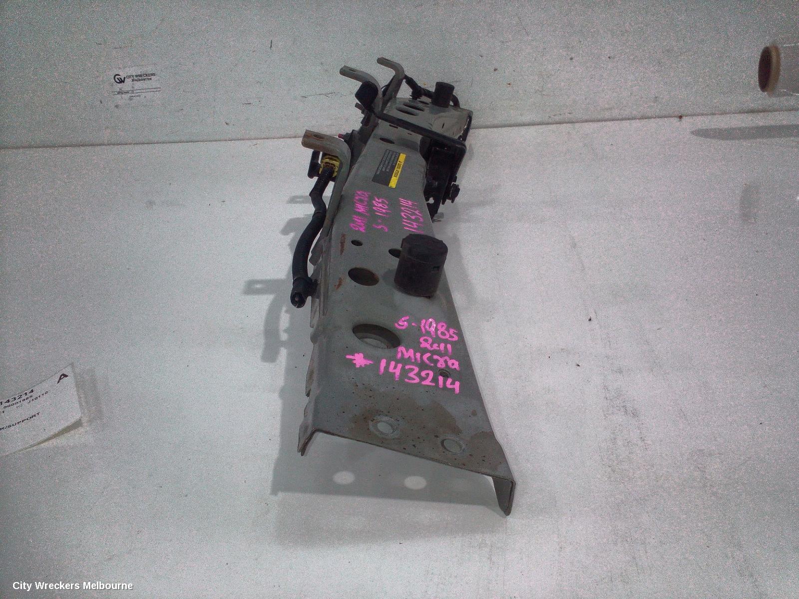 NISSAN MICRA BONNET LOCK/SUPPORT, K13, 11/2010 - 12/2016