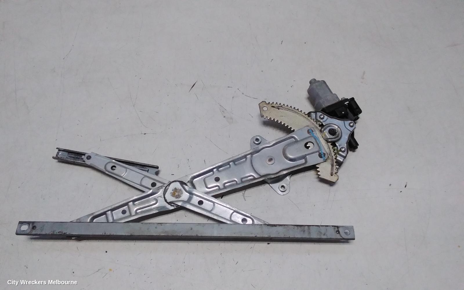 NISSAN MICRA RIGHT FRONT WINDOW REG/MOTOR, K13, POWER, 2 PIN TYPE, 11/2010 - 12/2016