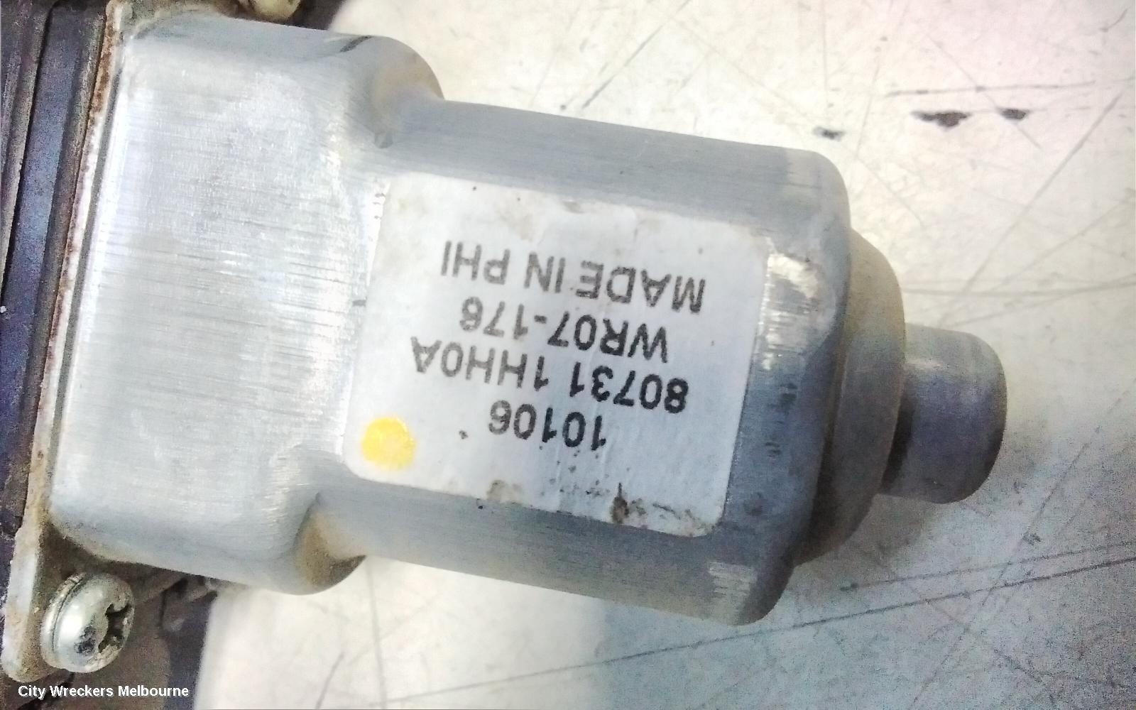 NISSAN MICRA LEFT FRONT WINDOW REG/MOTOR, K13, POWER, 11/2010 - 12/2016