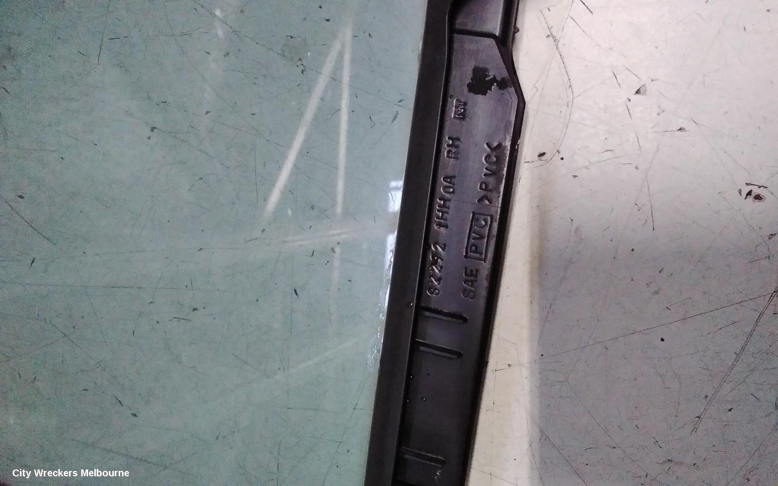NISSAN MICRA RIGHT REAR 1/4 DOOR GLASS, K13, 11/2010 - 12/2016