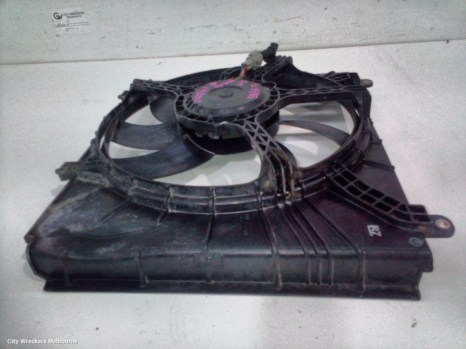 NISSAN MICRA FAN, RADIATOR FAN, 1.2, MANUAL T/M, 10/2010 - 12/2016
