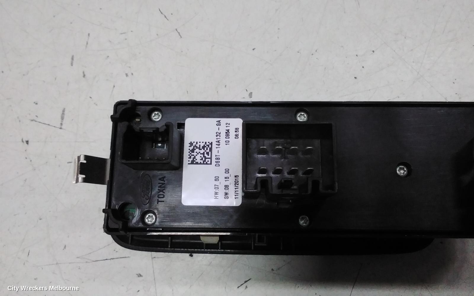 FORD FIESTA PWR DR WIND SWITCH, RH FRONT (MASTER SWITCH), WZ, 05/2013 - 12/2019