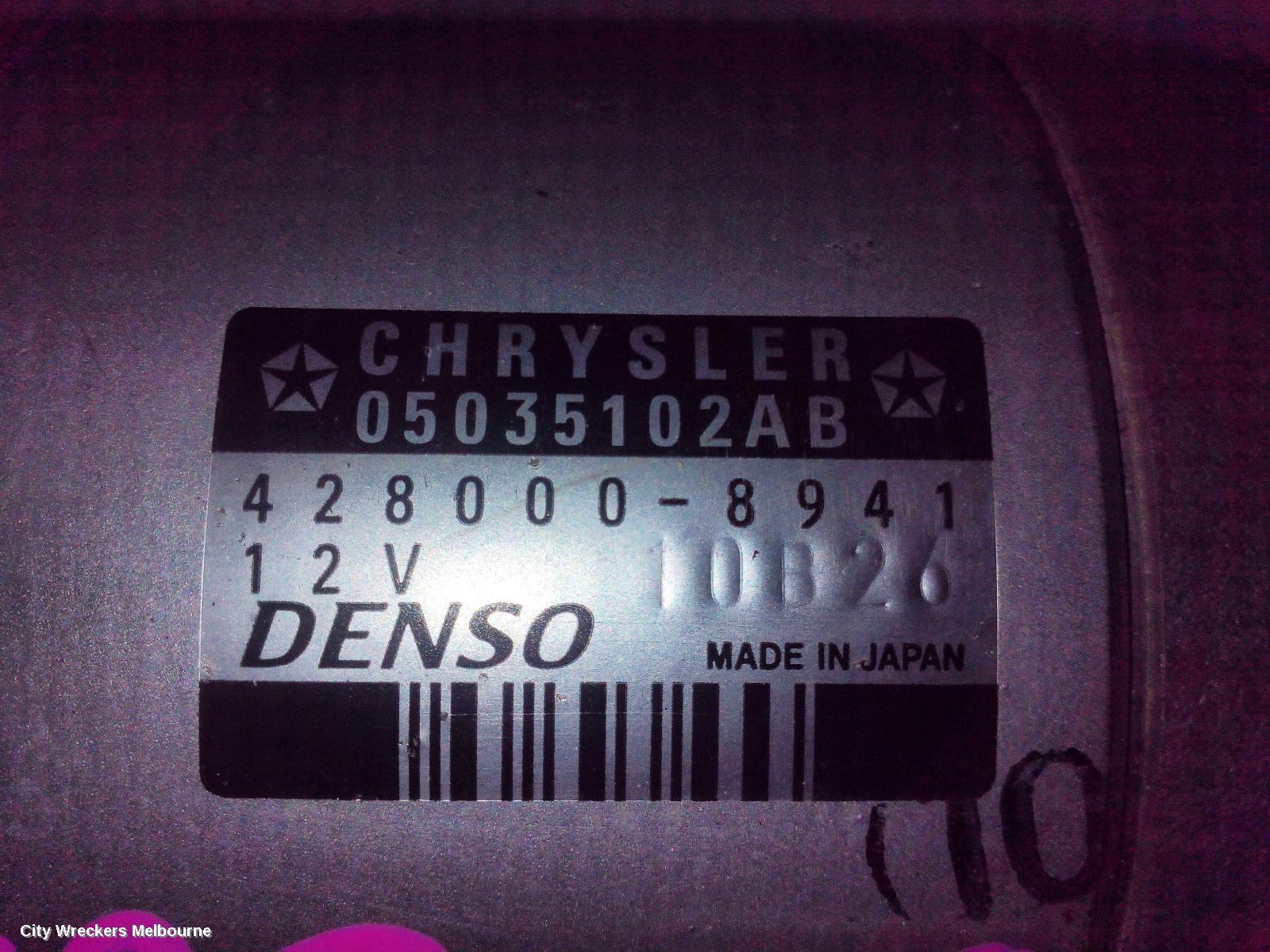 CHRYSLER 300C STARTER, PETROL, 6.4, LX, 12/2011 - 12/2021