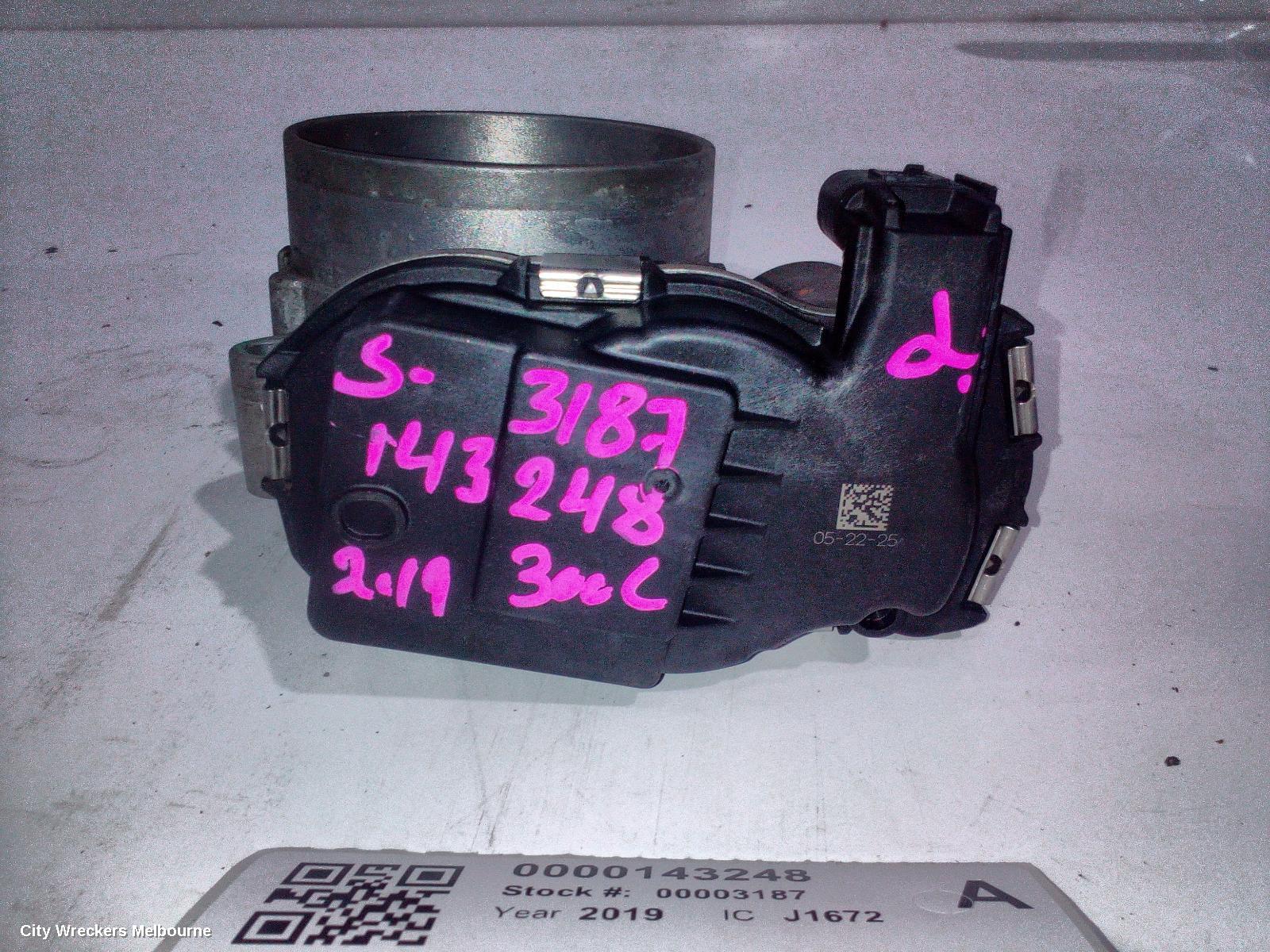 CHRYSLER 300C THROTTLE BODY, 6.4, PETROL, LX, 12/2011 - 12/2021