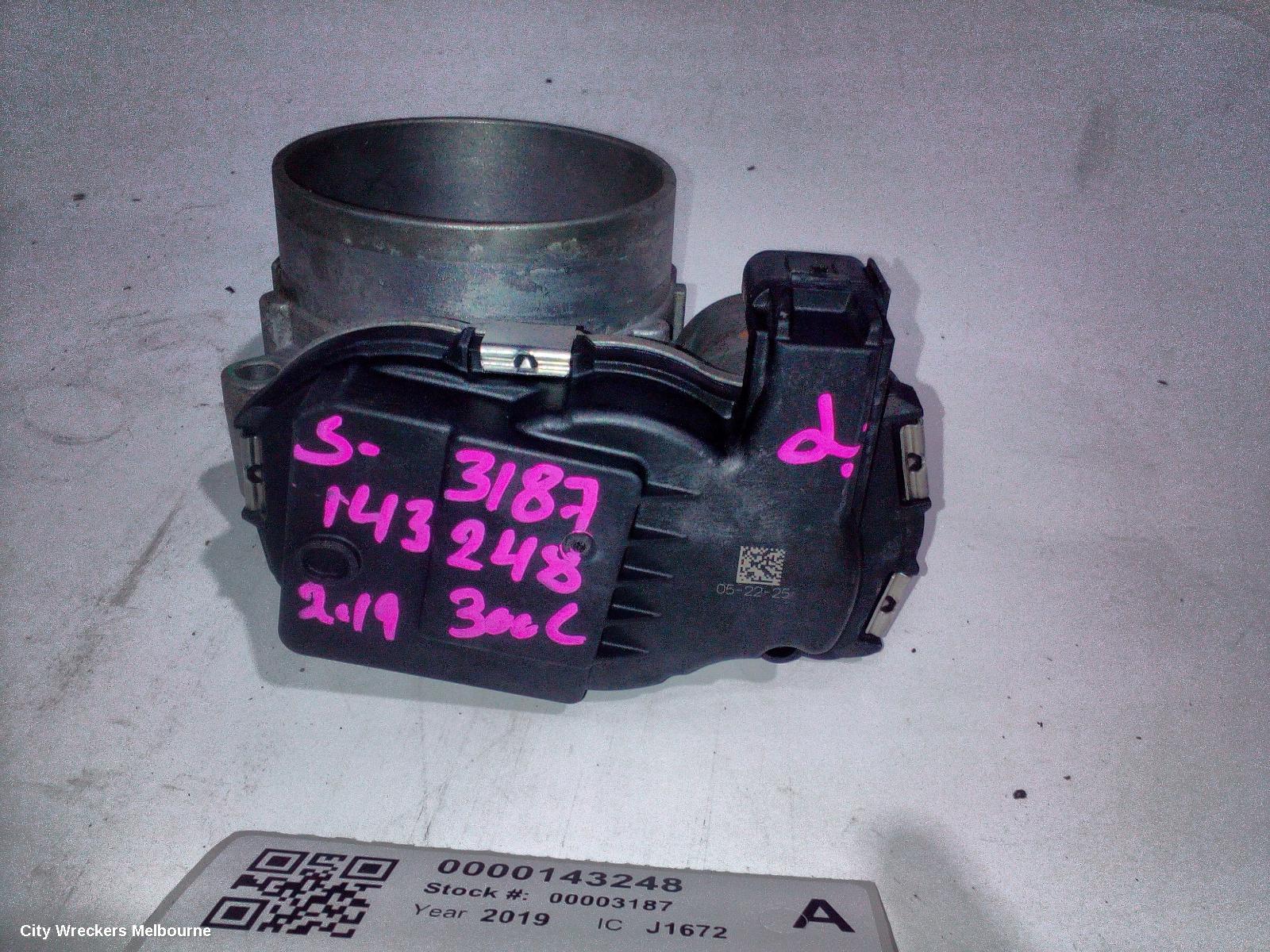 CHRYSLER 300C THROTTLE BODY, 6.4, PETROL, LX, 12/2011 - 12/2021