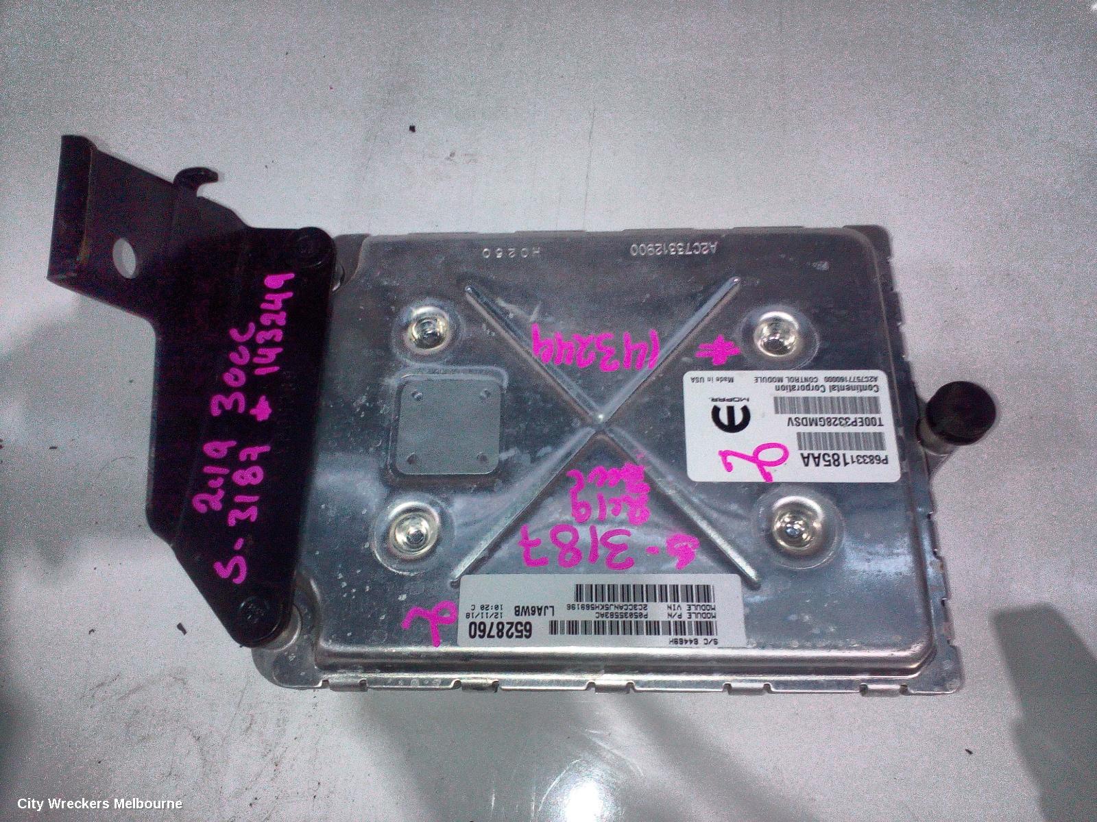 CHRYSLER 300C ECU, ENGINE ECU, 6.4, PETROL, ECU ONLY, LX, 12/2011 - 12/2021