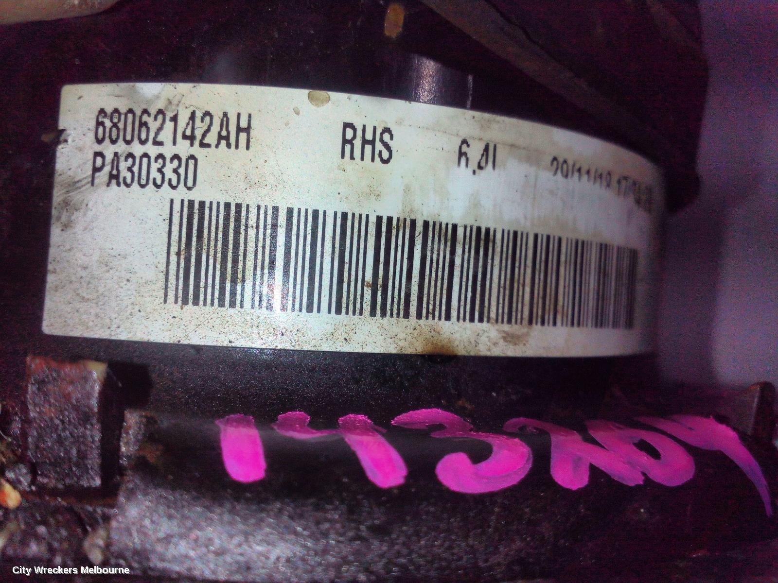 CHRYSLER 300C MOUNT, ENGINE MOUNT, PETROL, 6.4, LX, 12/2011 - 12/2021