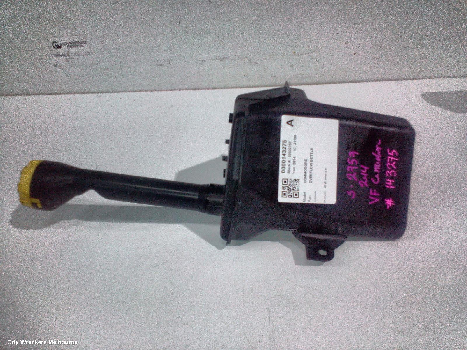 HOLDEN COMMODORE OVERFLOW BOTTLE, VE-VF, 08/2006 - 12/2017
