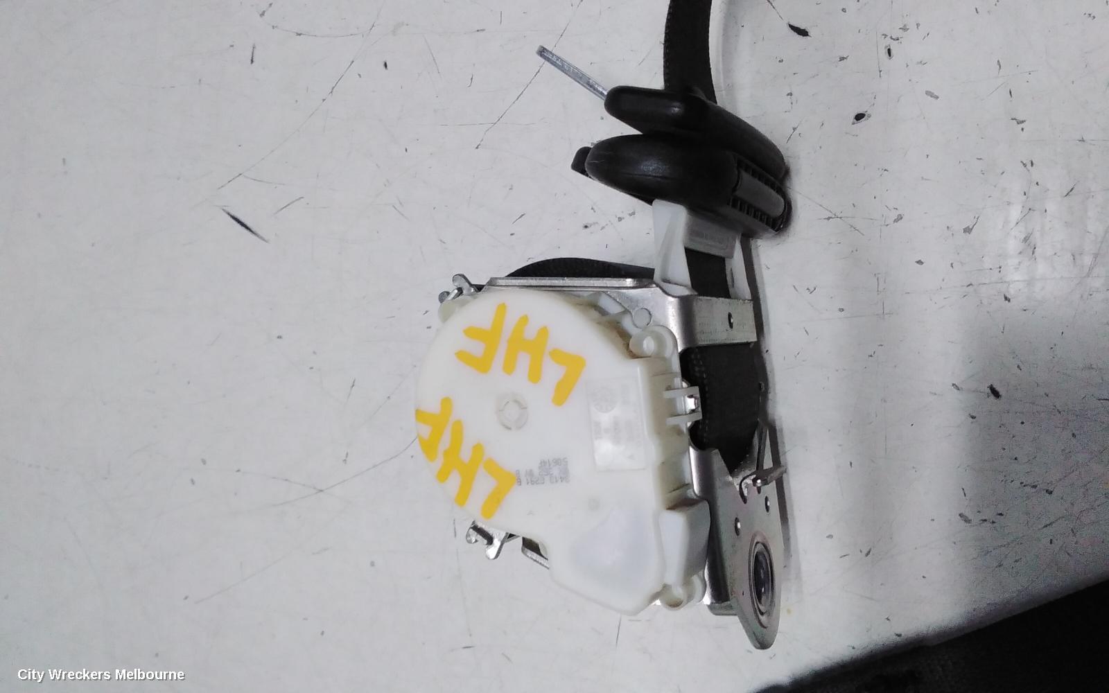 HOLDEN COMMODORE SEATBELT/STALK, LH FRONT, SEAT BELT STALK ONLY, VF, 05/2013 - 12/2017