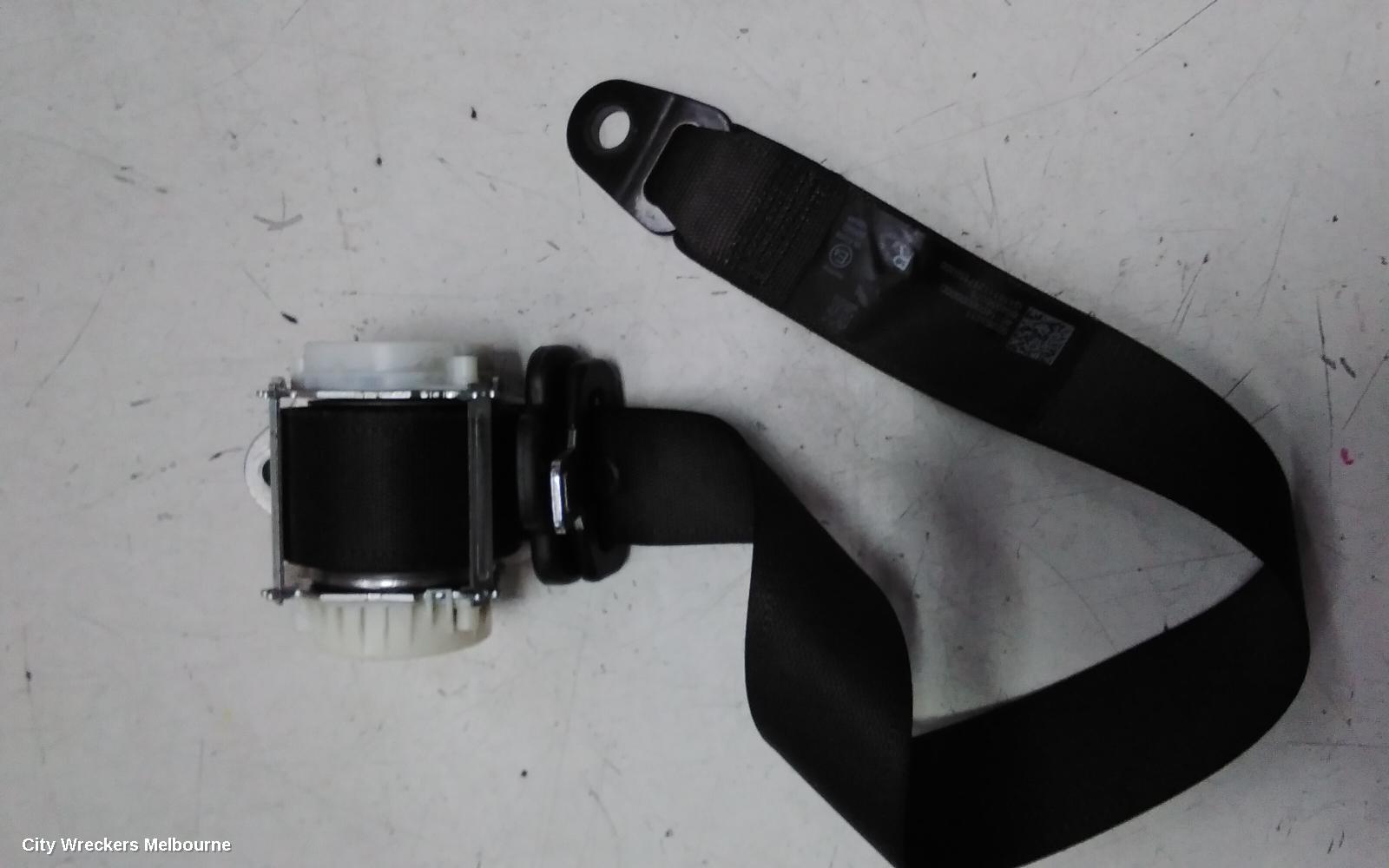 HOLDEN COMMODORE SEATBELT/STALK, RH FRONT, SEAT BELT ONLY, VF, 05/2013 - 12/2017