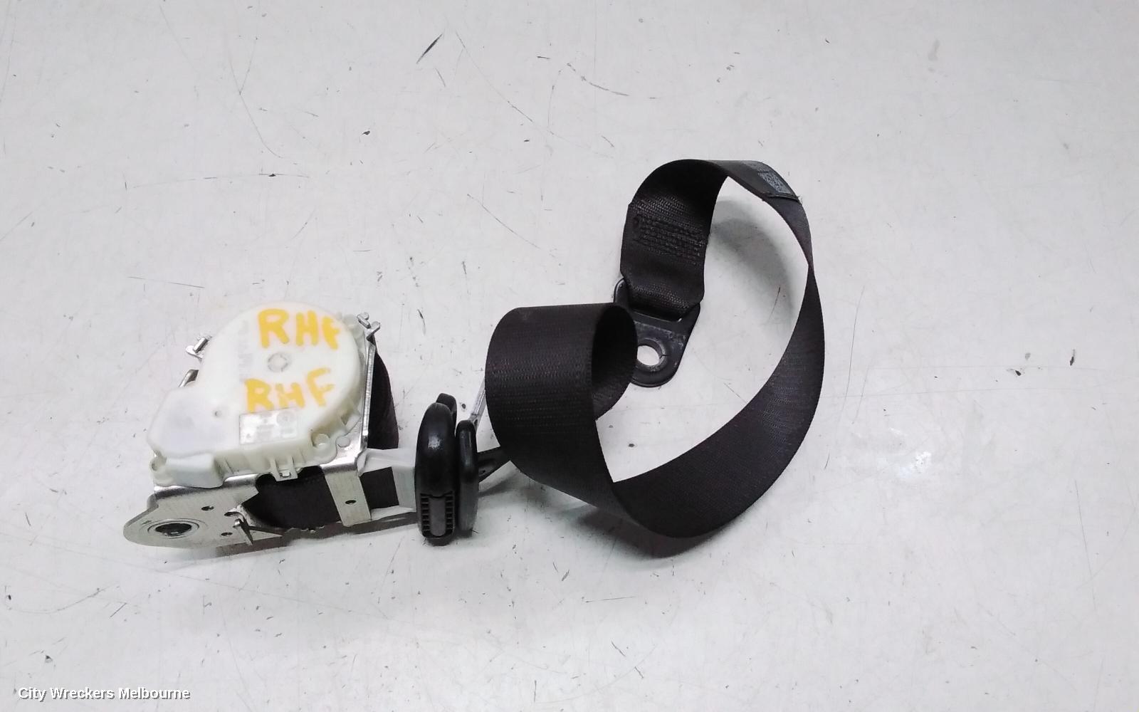 HOLDEN COMMODORE SEATBELT/STALK, RH FRONT, SEAT BELT ONLY, VF, 05/2013 - 12/2017