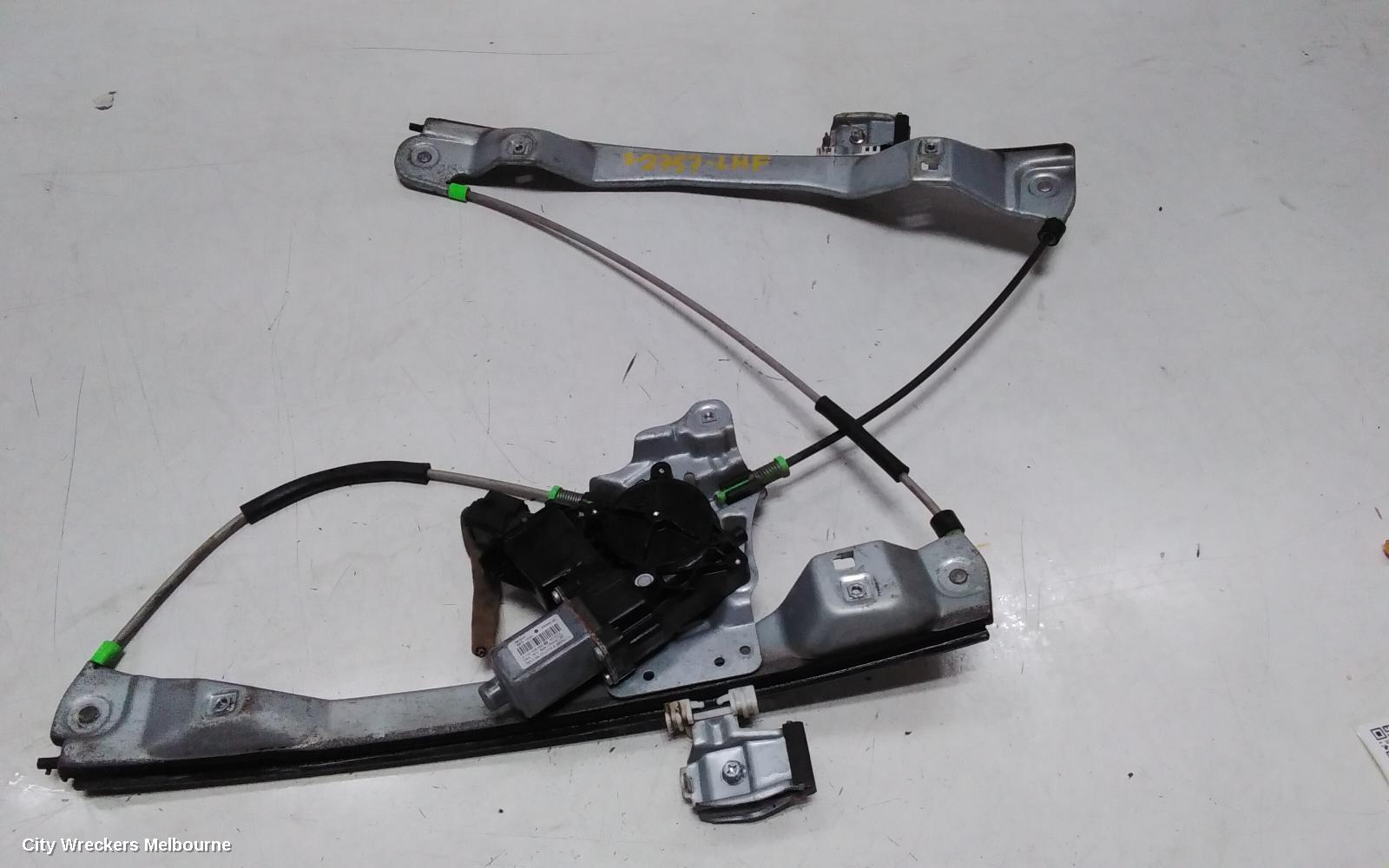 HOLDEN COMMODORE LEFT FRONT WINDOW REG/MOTOR, VF, SV6/SS/SS-V/CALAIS/CALAIS-V, 05/2013 - 12/2017