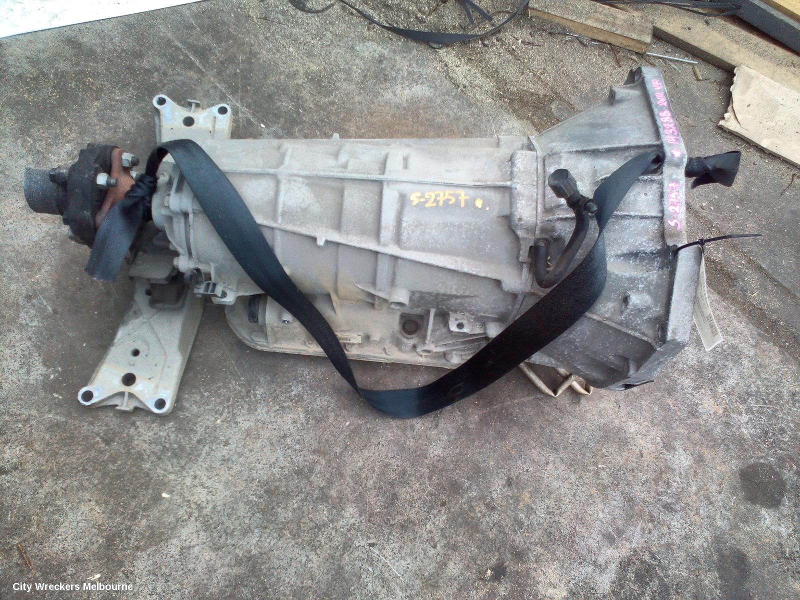 HOLDEN COMMODORE TRANS/GEARBOX, AUTO, 3.6, LFX ENG, MYA, 4AGA TAG, VF, 05/2013 - 12/2017