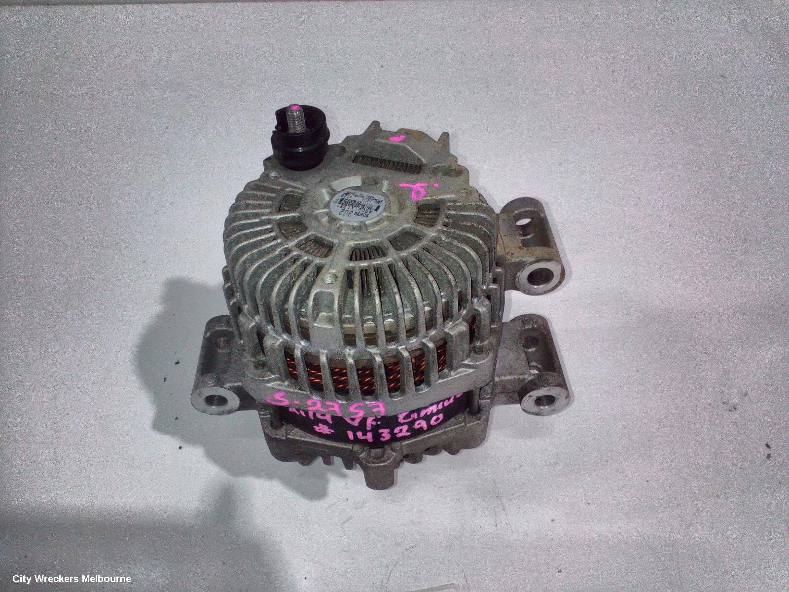 HOLDEN COMMODORE ALTERNATOR, 3.6, LFX/LWR, VF, 05/2013 - 12/2017