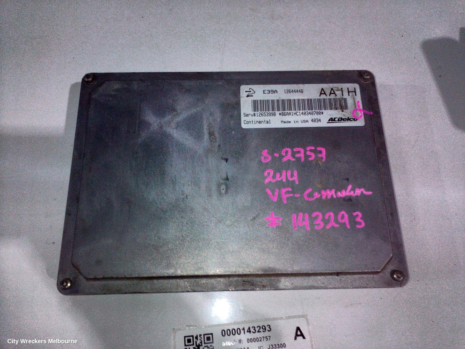 HOLDEN COMMODORE ECU, ENGINE ECU, V6, ECU ONLY, VF, 05/2013 - 12/2017
