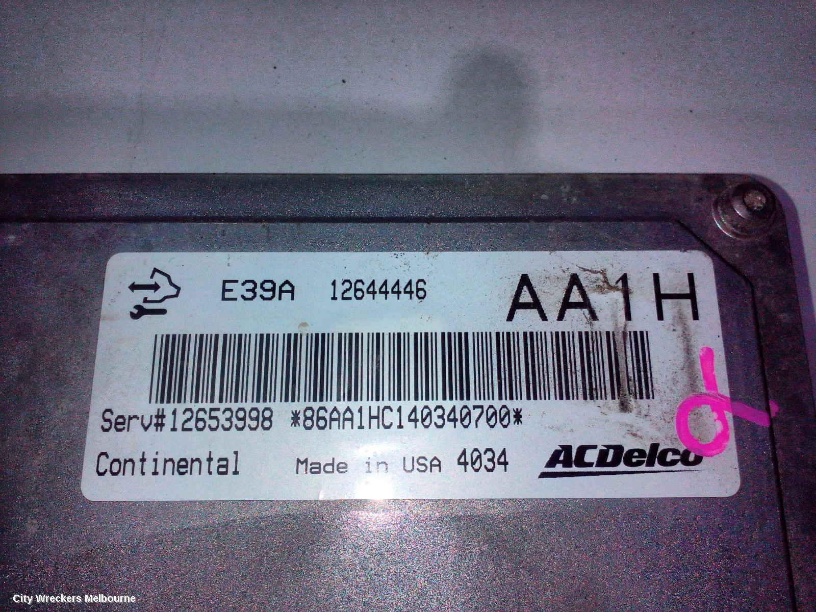 HOLDEN COMMODORE ECU, ENGINE ECU, V6, ECU ONLY, VF, 05/2013 - 12/2017