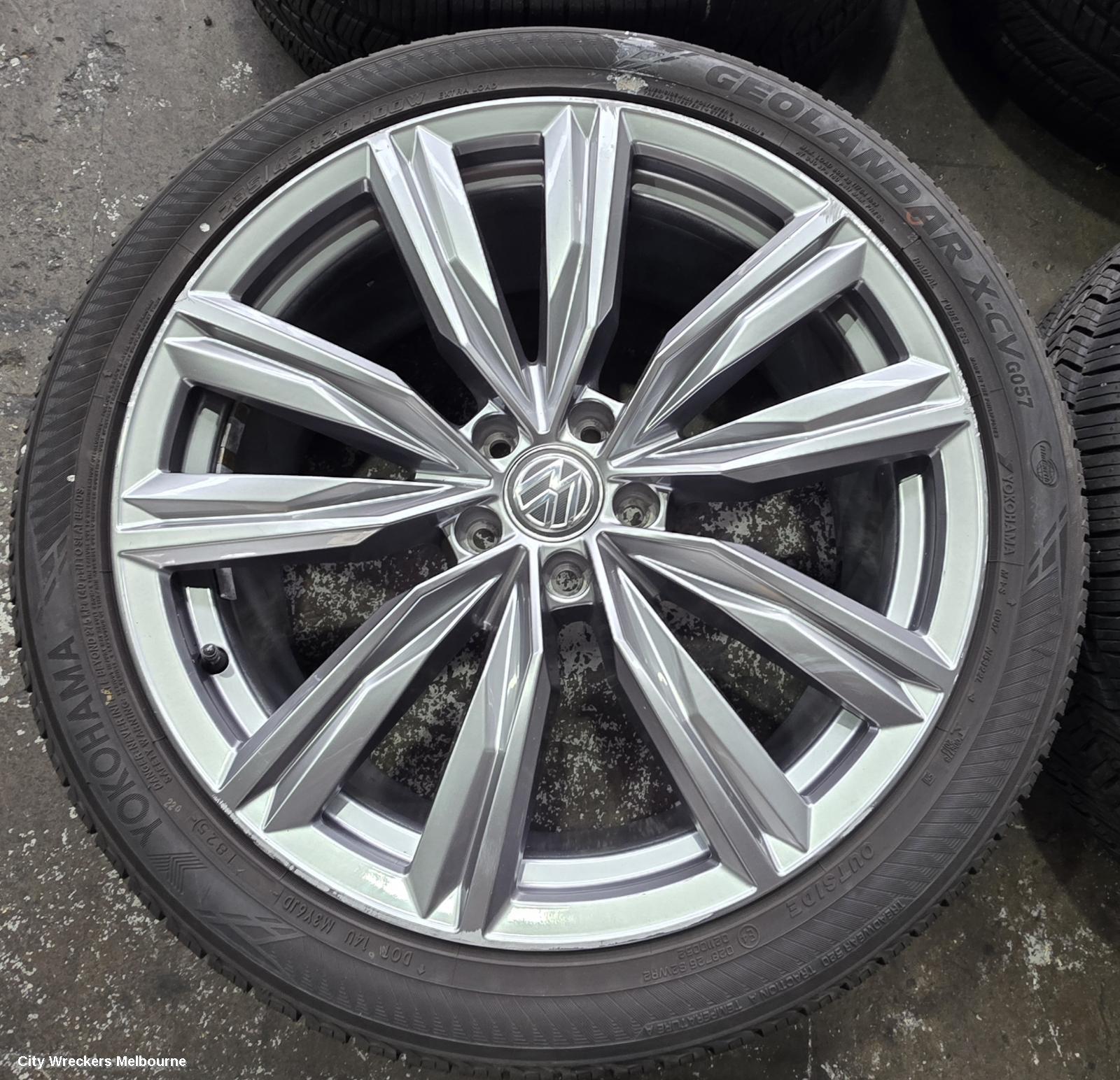 VOLKSWAGEN TIGUAN WHEEL MAG, FACTORY, 20X8IN, KAPSTADT, 5NA, 06/2016 - 02/2024