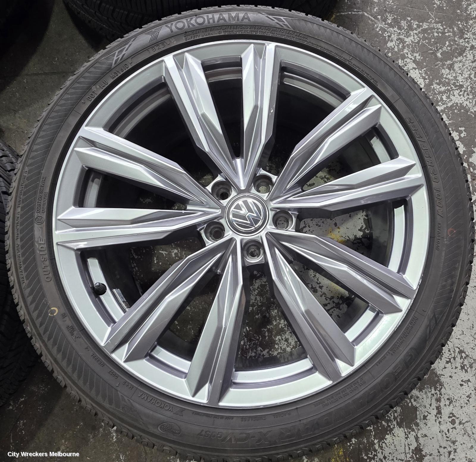 VOLKSWAGEN TIGUAN WHEEL MAG, FACTORY, 20X8IN, KAPSTADT, 5NA, 06/2016 - 02/2024