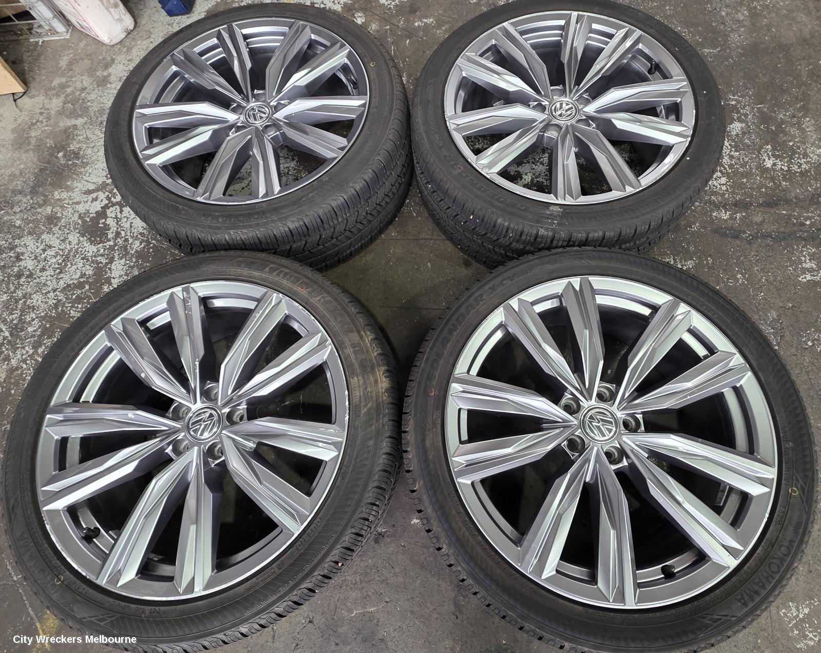 VOLKSWAGEN TIGUAN WHEEL MAG, FACTORY, 20X8IN, KAPSTADT, 5NA, 06/2016 - 02/2024