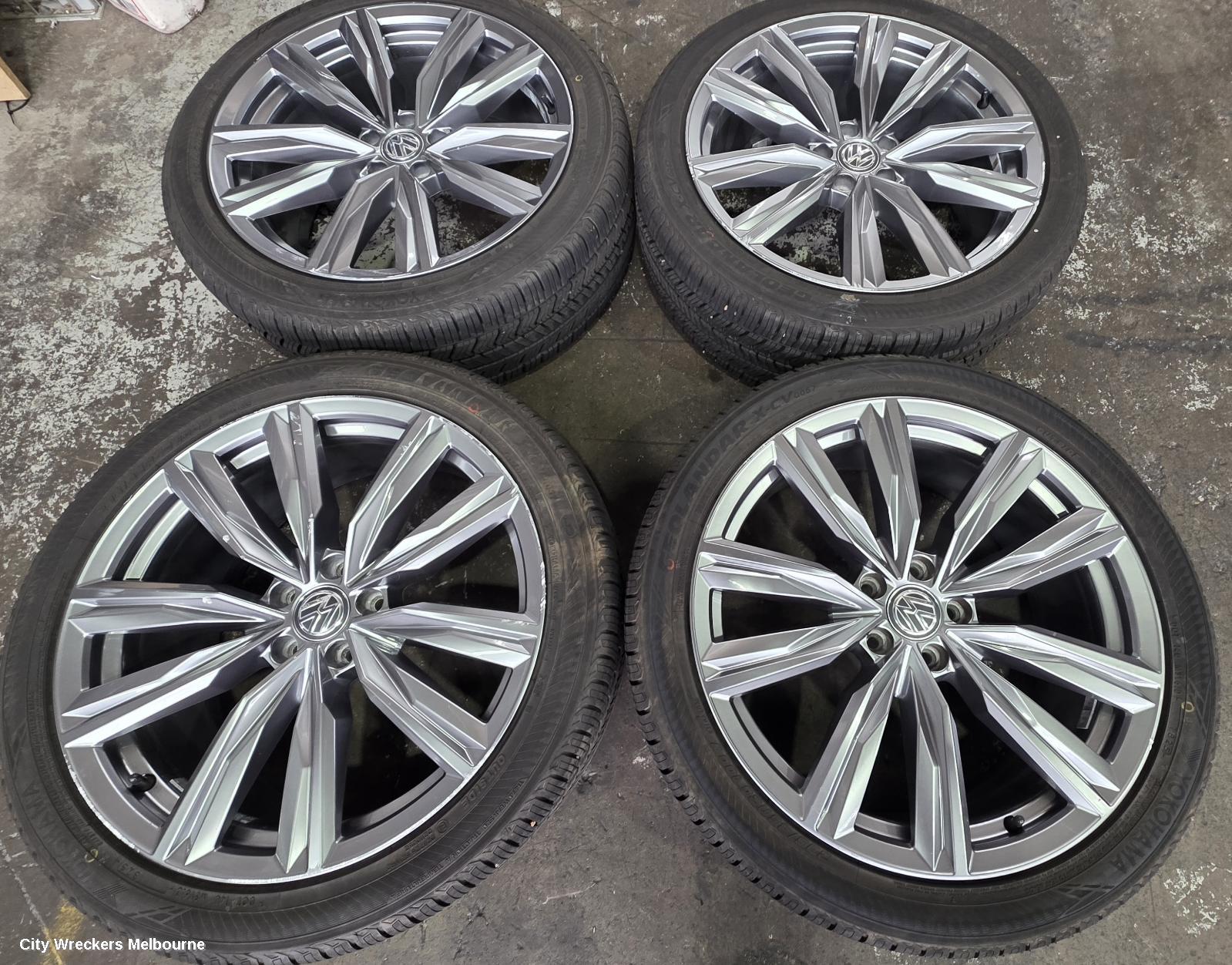 VOLKSWAGEN TIGUAN WHEEL MAG, FACTORY, 20X8IN, KAPSTADT, 5NA, 06/2016 - 02/2024