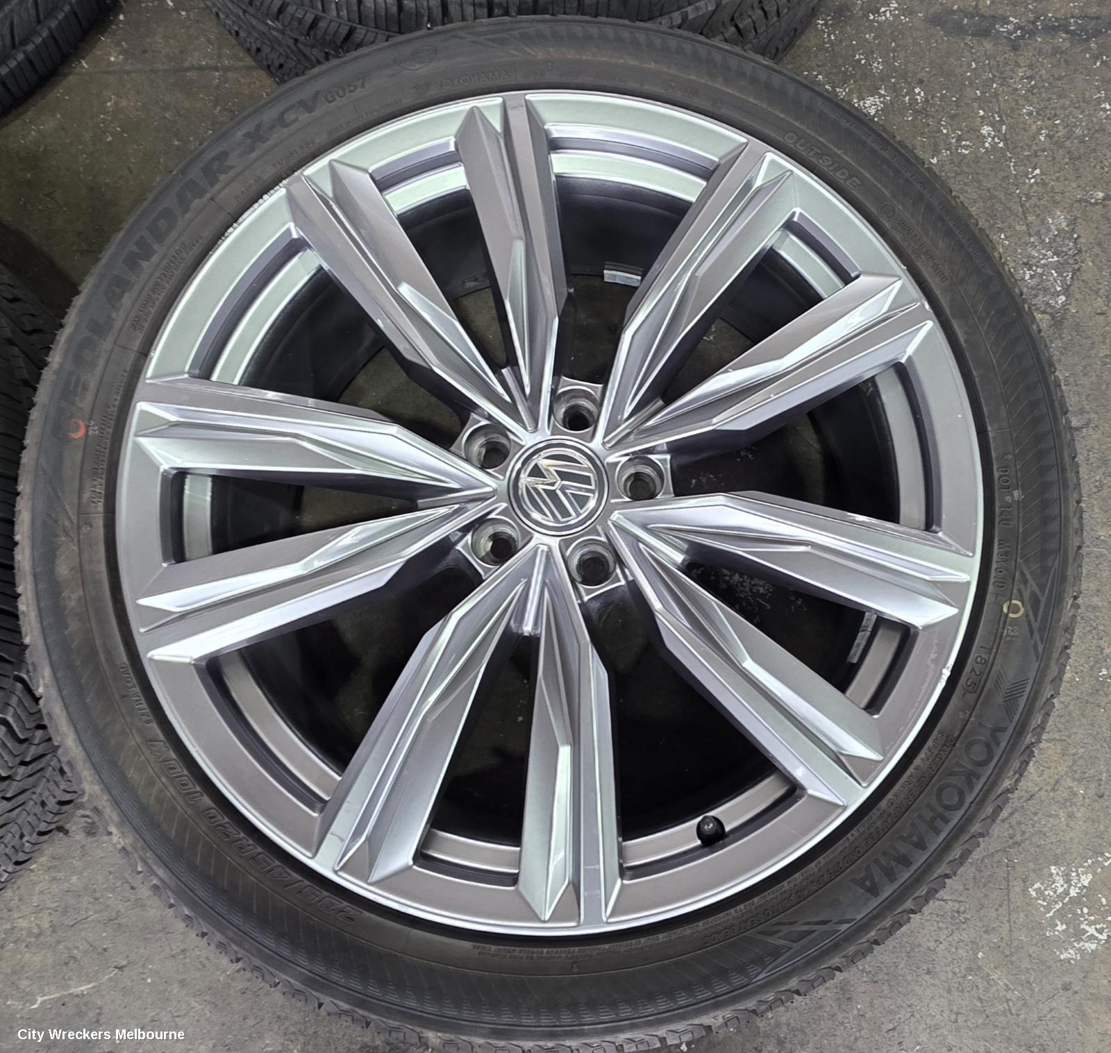 VOLKSWAGEN TIGUAN WHEEL MAG, FACTORY, 20X8IN, KAPSTADT, 5NA, 06/2016 - 02/2024