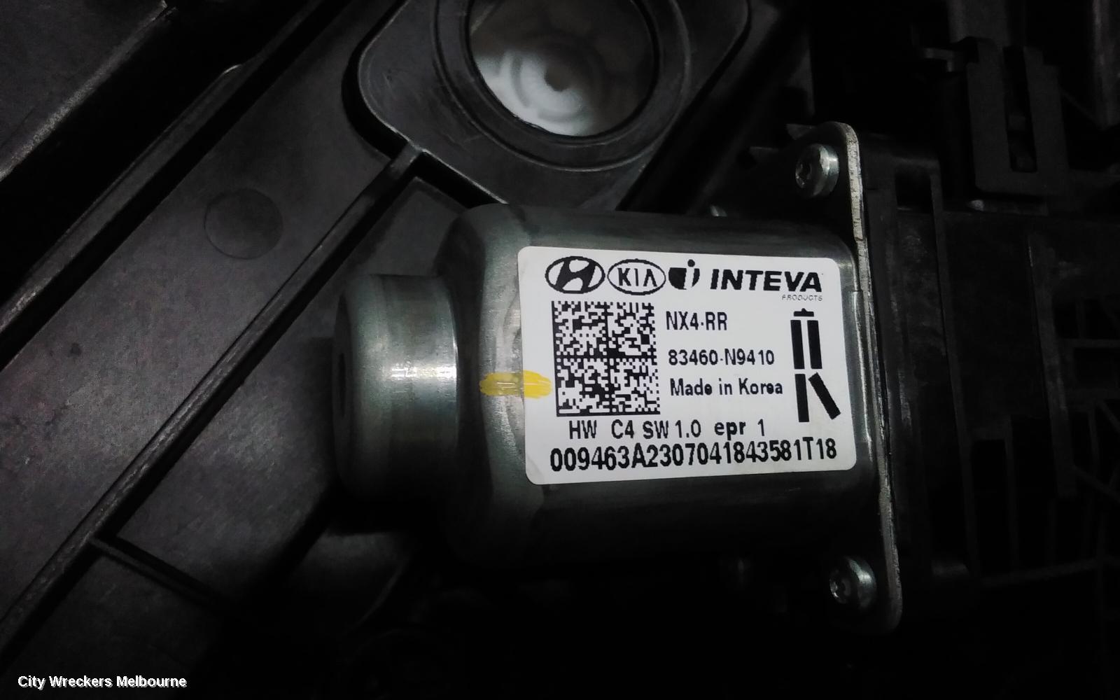 HYUNDAI TUCSON RIGHT REAR WND REG/MOTOR, NX4, DOOR REG ASSY (REG AND MOTOR), 02/2021 ONWARDS