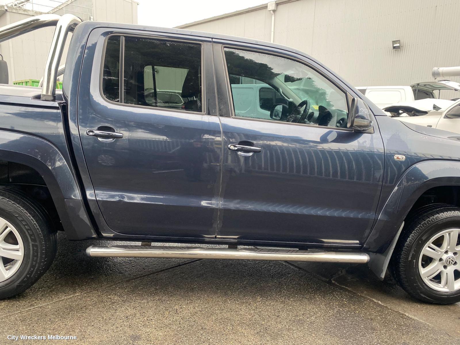 VOLKSWAGEN AMAROK DOOR HANDLE, OUTER, RH FRONT, COLOUR CODED, 2H, 12/2010 ONWARDS